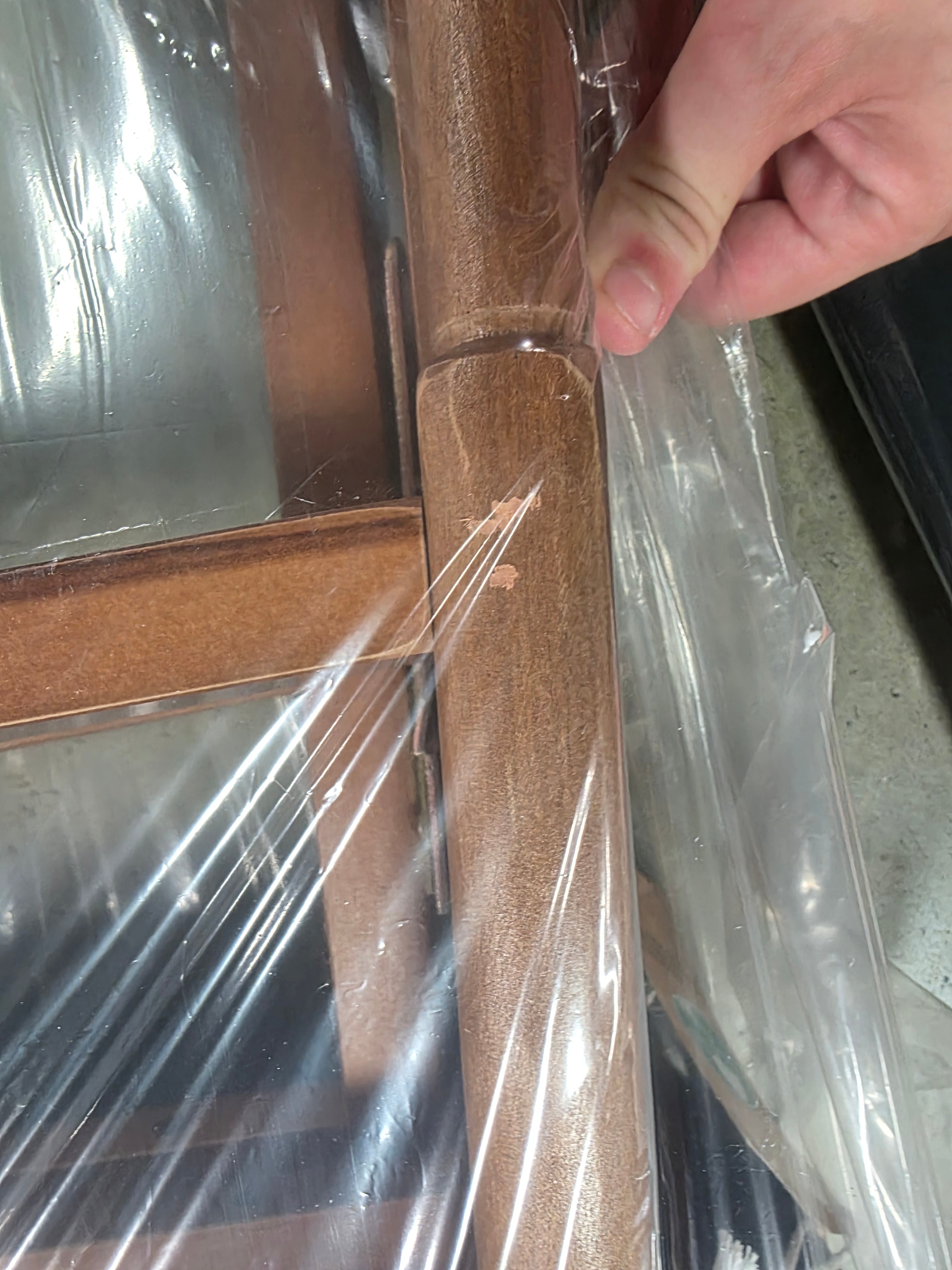 Extra-Wide Premium Directors Chair Mission Oak Frame W/Black Color Cover