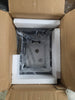 Dormer Square UV Resistant Black Transparent Glass Outdoor Wall Light