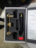 Two-Handle Wall Mounted Bathroom Faucet in Matte Black