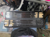 BBQ Skewers Stainless Steel Flat Metal Skewers with Wooden Handles
