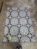 Medallion Washable Tufted And Hooked Rug 4'x5'6