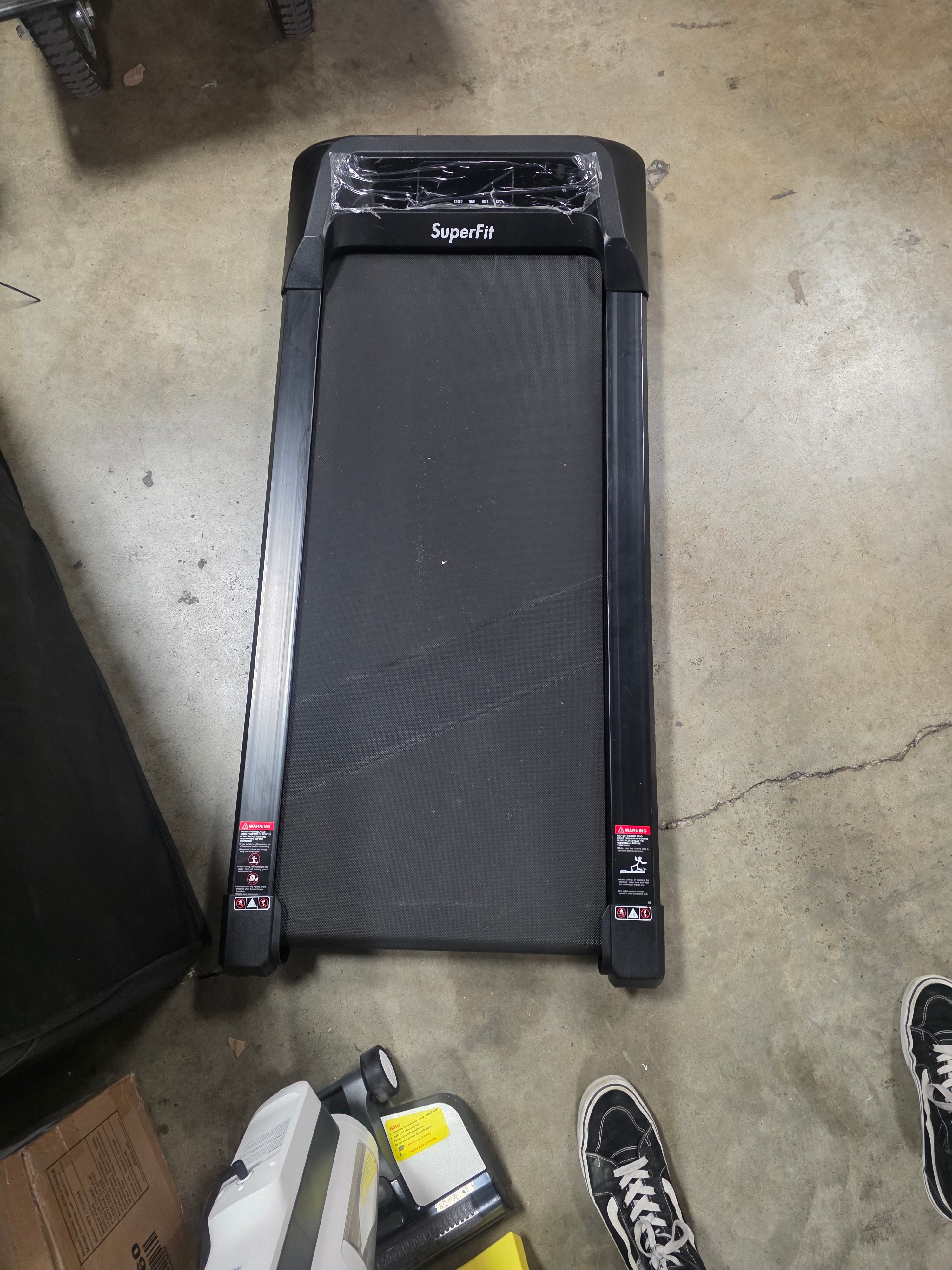 SuperFit Walking Pad Under Desk Treadmill with Remote Control and LED Display