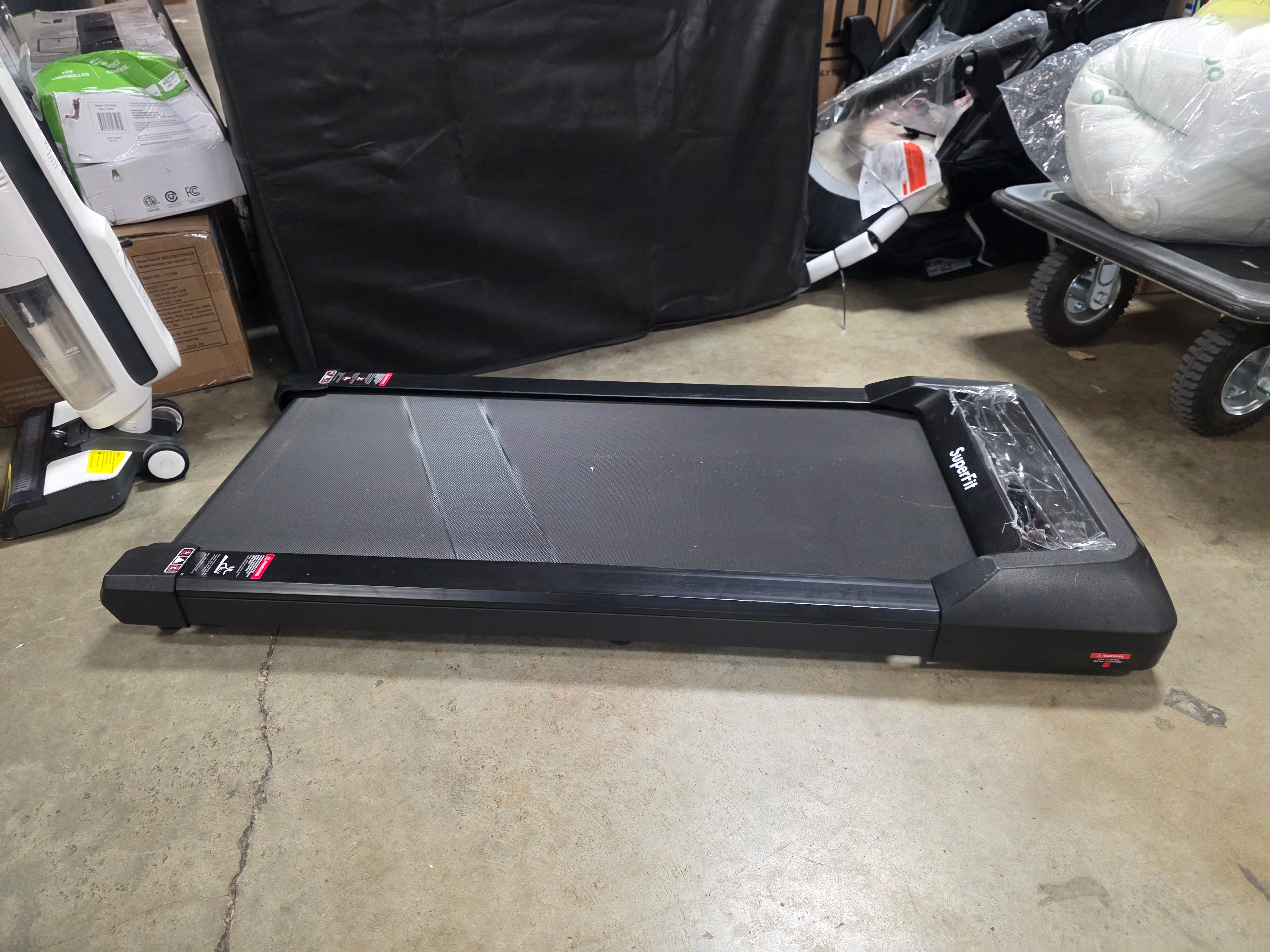 SuperFit Walking Pad Under Desk Treadmill with Remote Control and LED Display