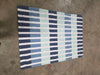 Broken Checkered Kids' Rug Green/Blue 4'x5'6