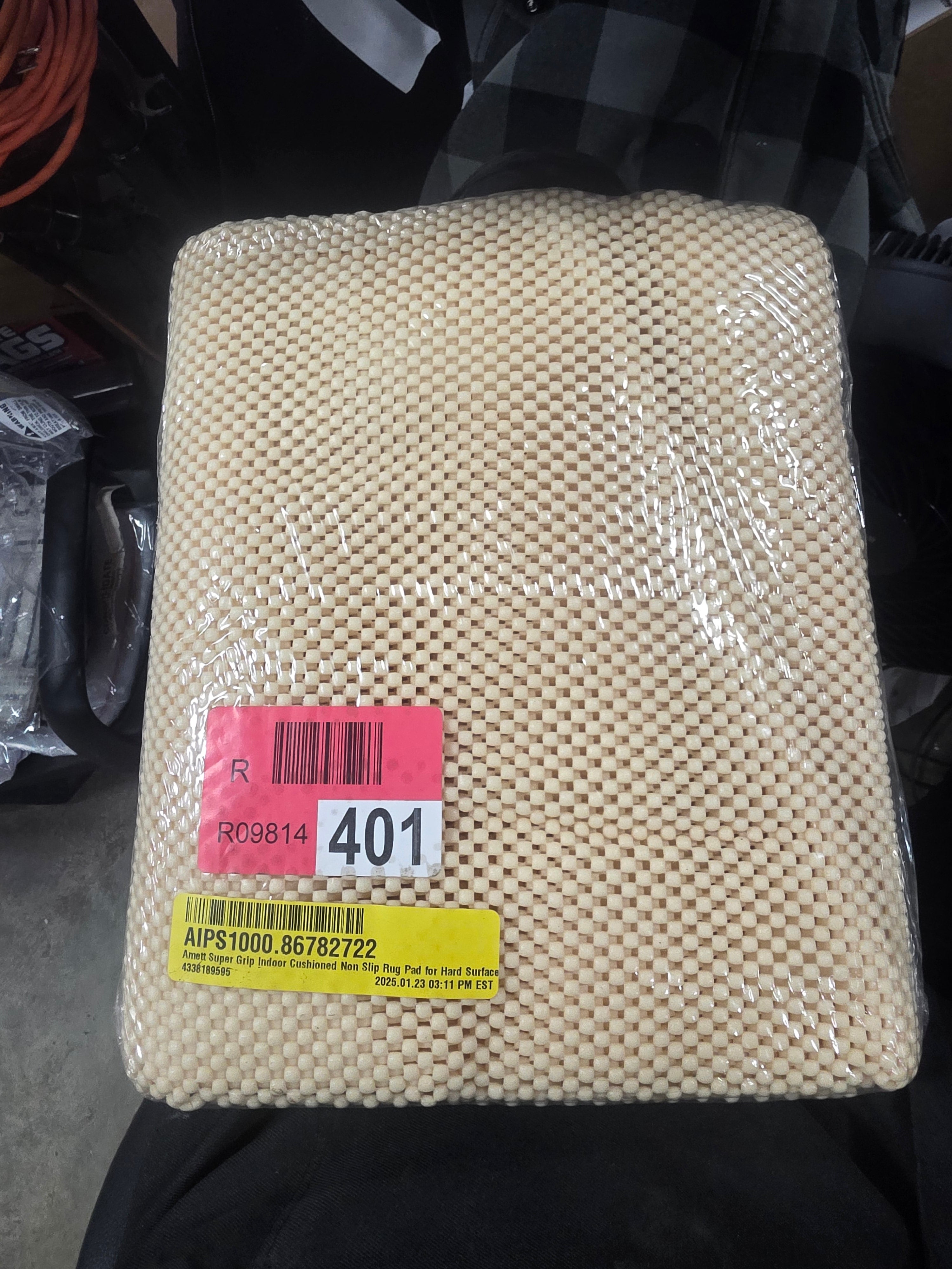 Amett Super Grip Indoor Cushioned Non Slip Rug Pad 2' x 8'
