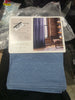 Farrah Light Filtering Solid Blue Curtain Panel