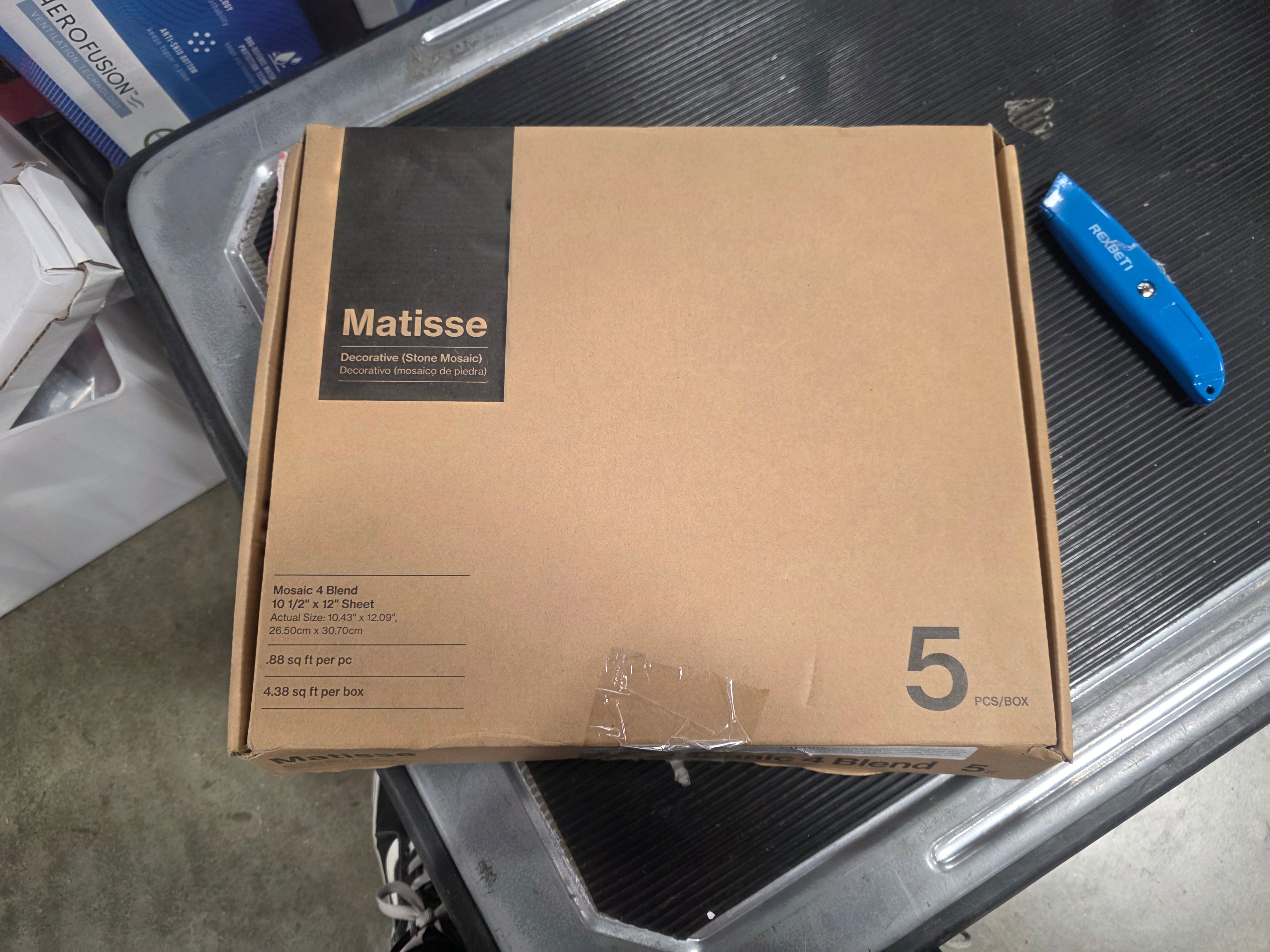 Matisse - Square Floor and Wall Tile - Honed Visual