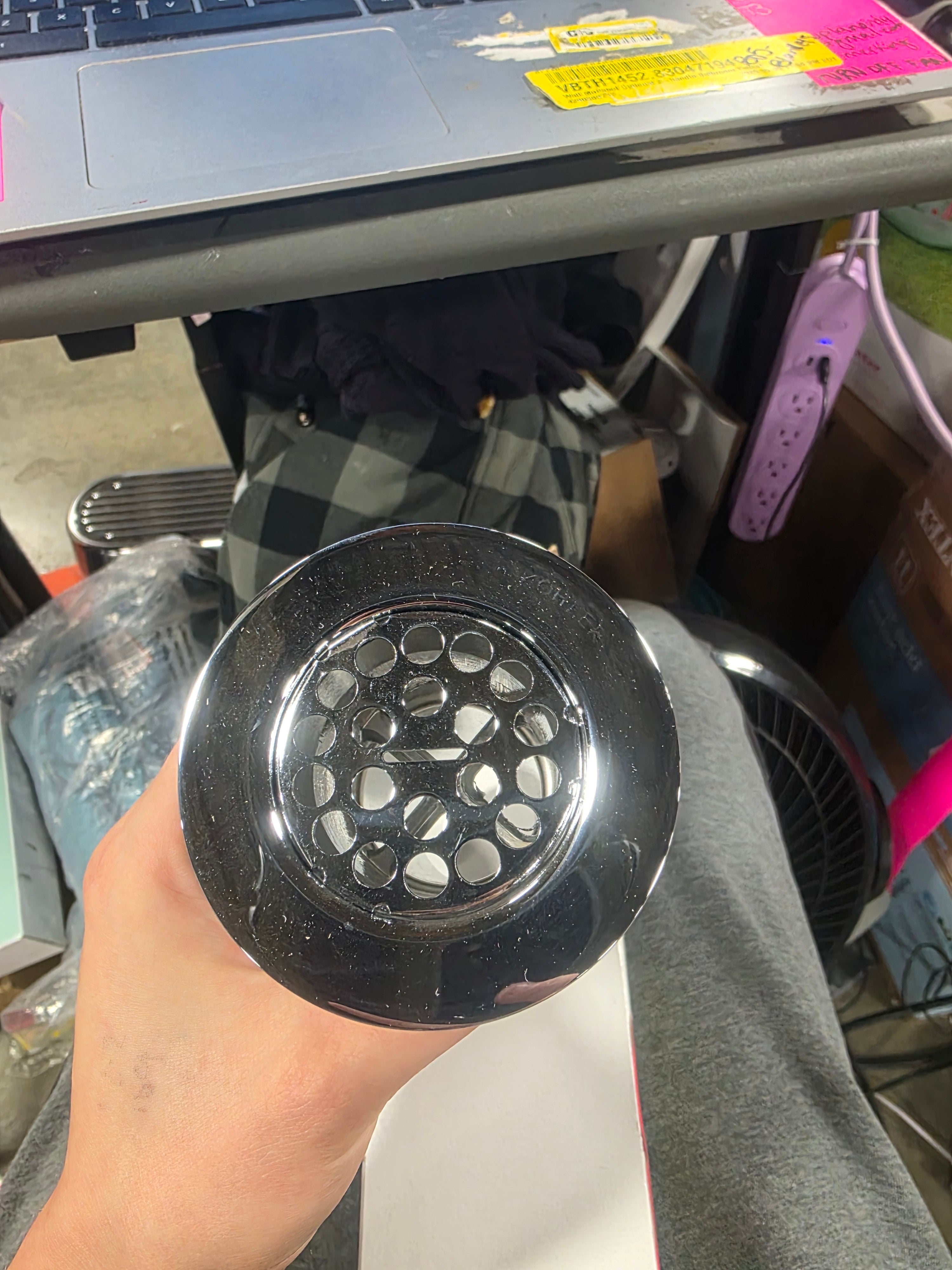 Solid Brass Removable Perforated Sink Strainer