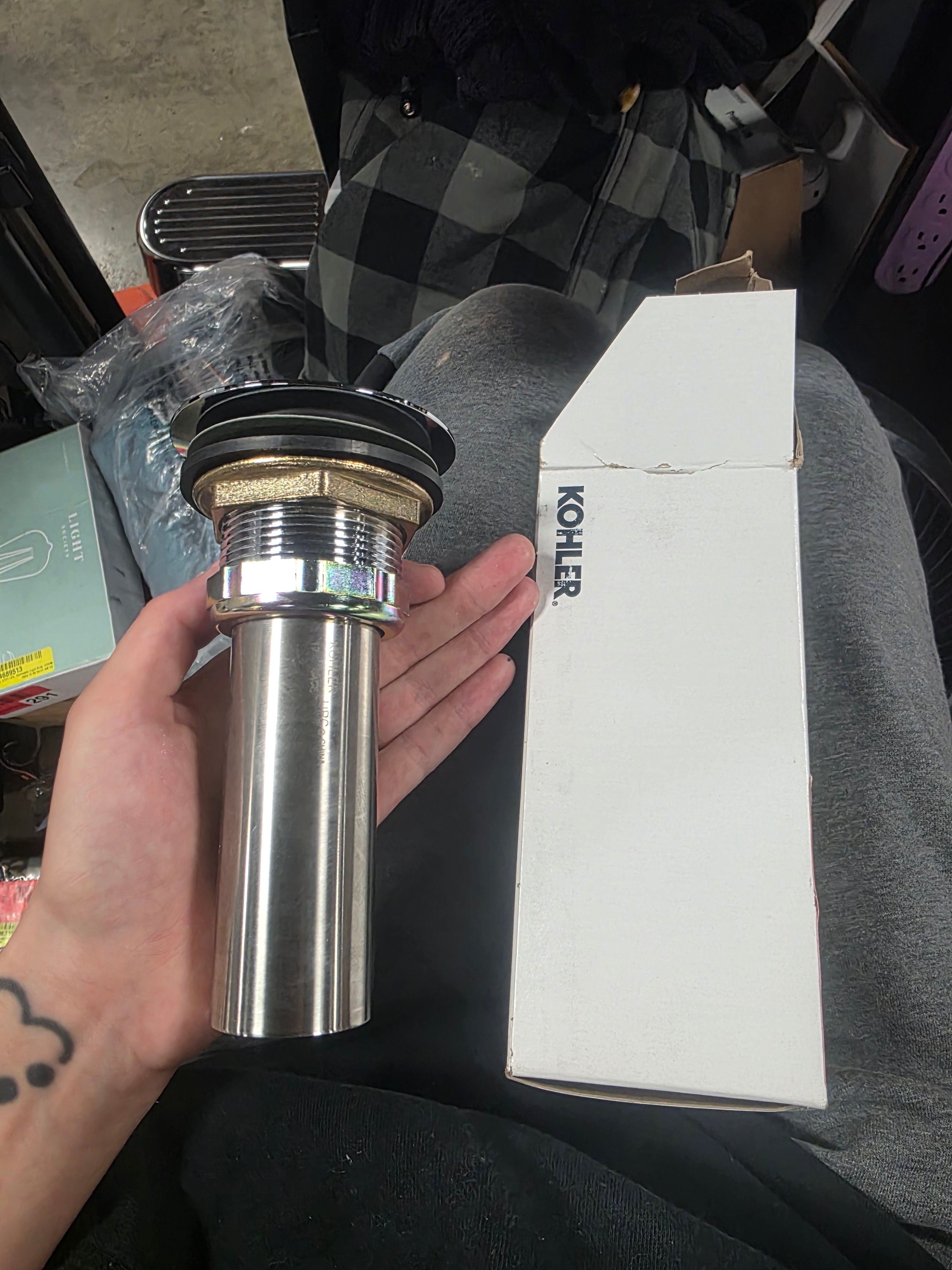 Solid Brass Removable Perforated Sink Strainer