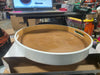Lacquered Wood Round Tray