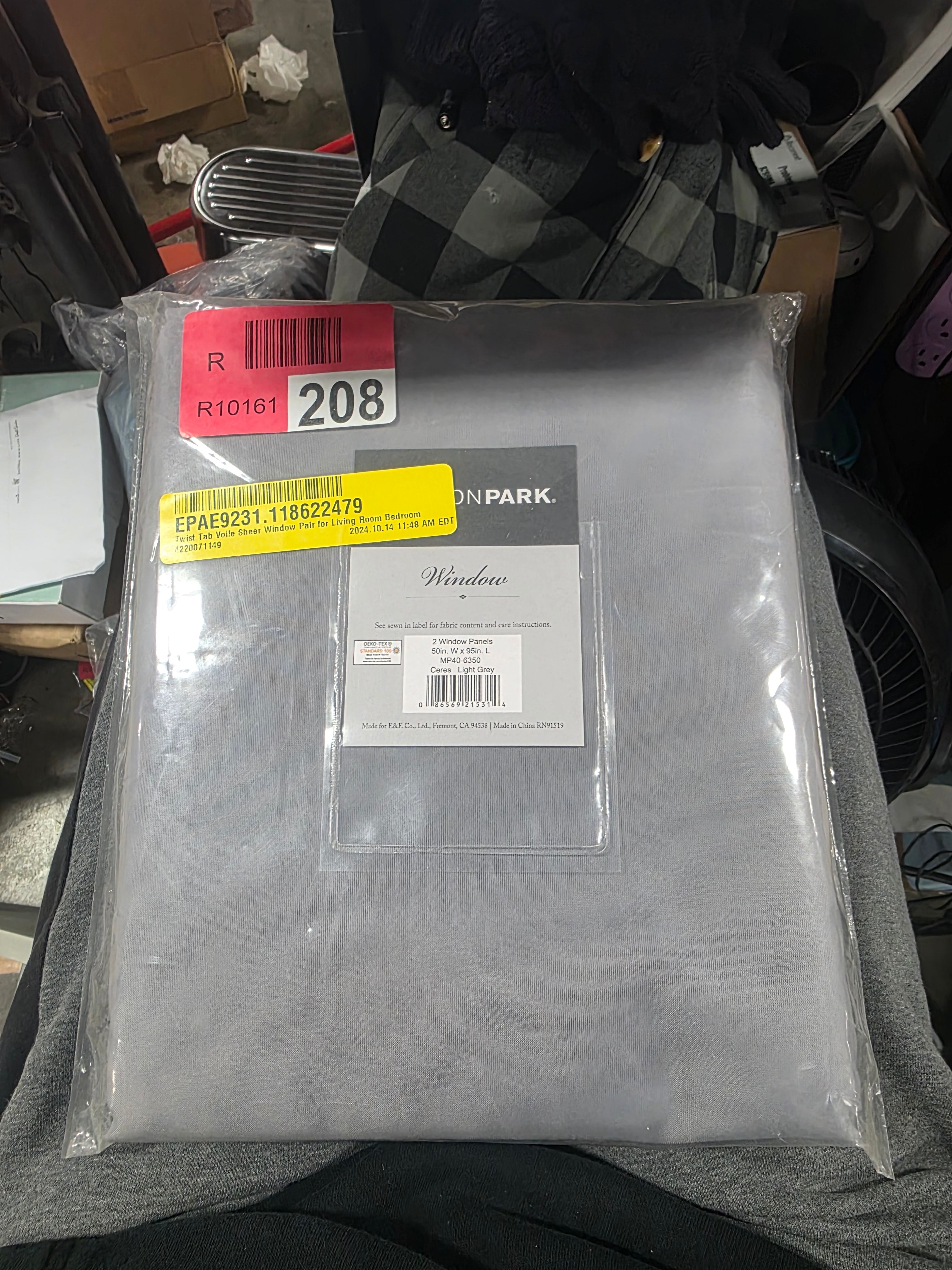 Solid Print Indoor Ceres 2-Piece Twist Tab Voile Sheer Window White