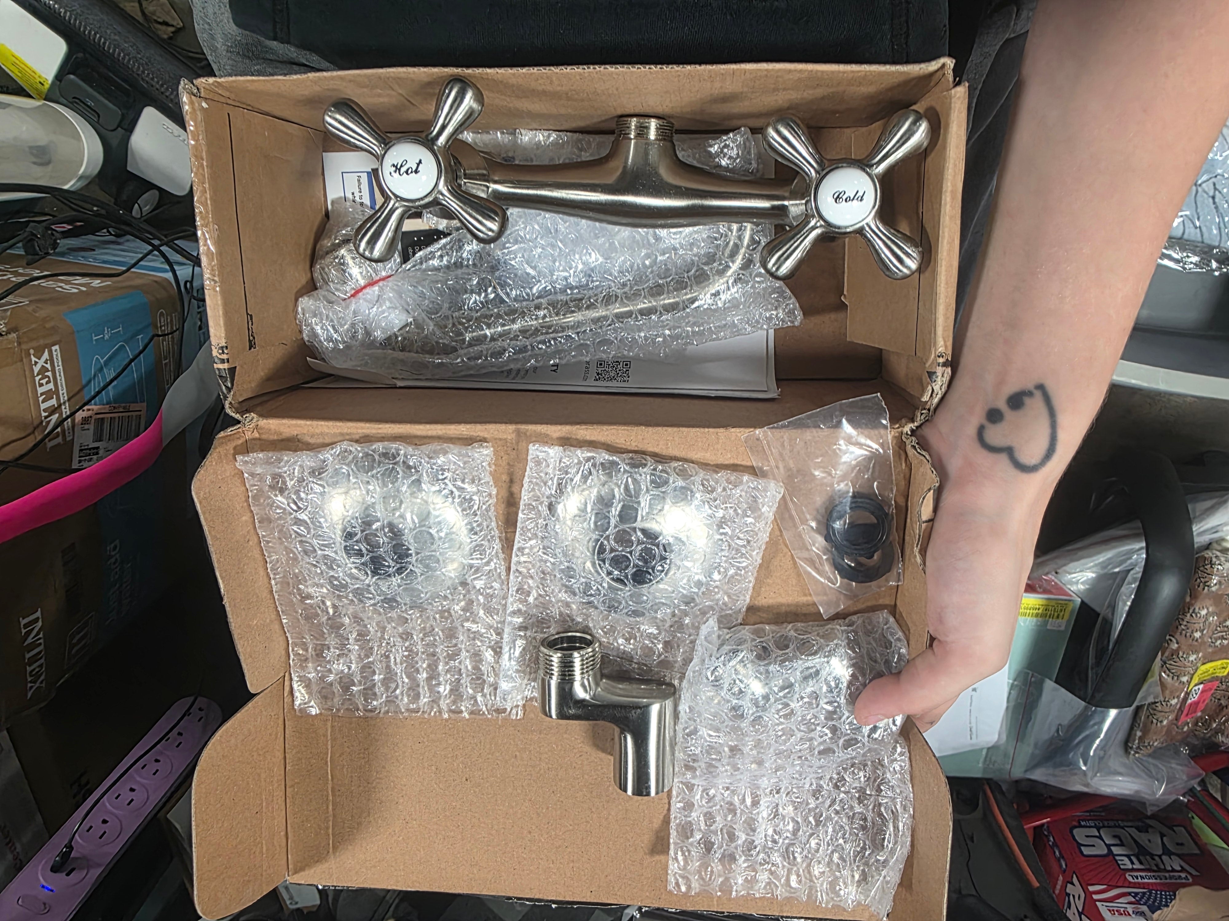 Magellan  Widespread Bridge Kitchen Faucet