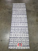 Washable Luna Aztec Diamond Printed Rug Black - 2'4