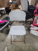 French Cafe Outdoor Patio Dining Folding Chairs Beige