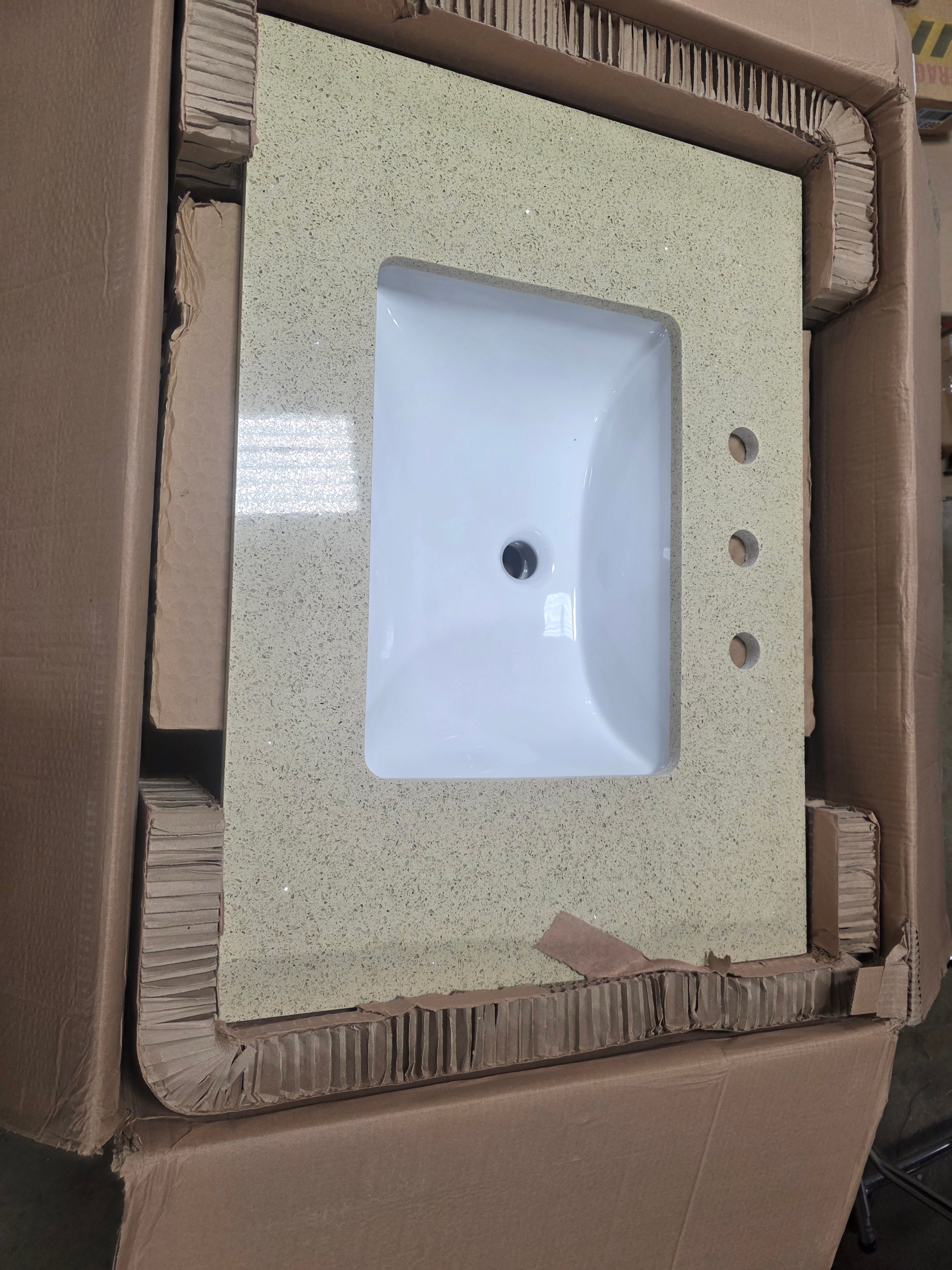 Euro Granite Single Bathroom Vanity Top