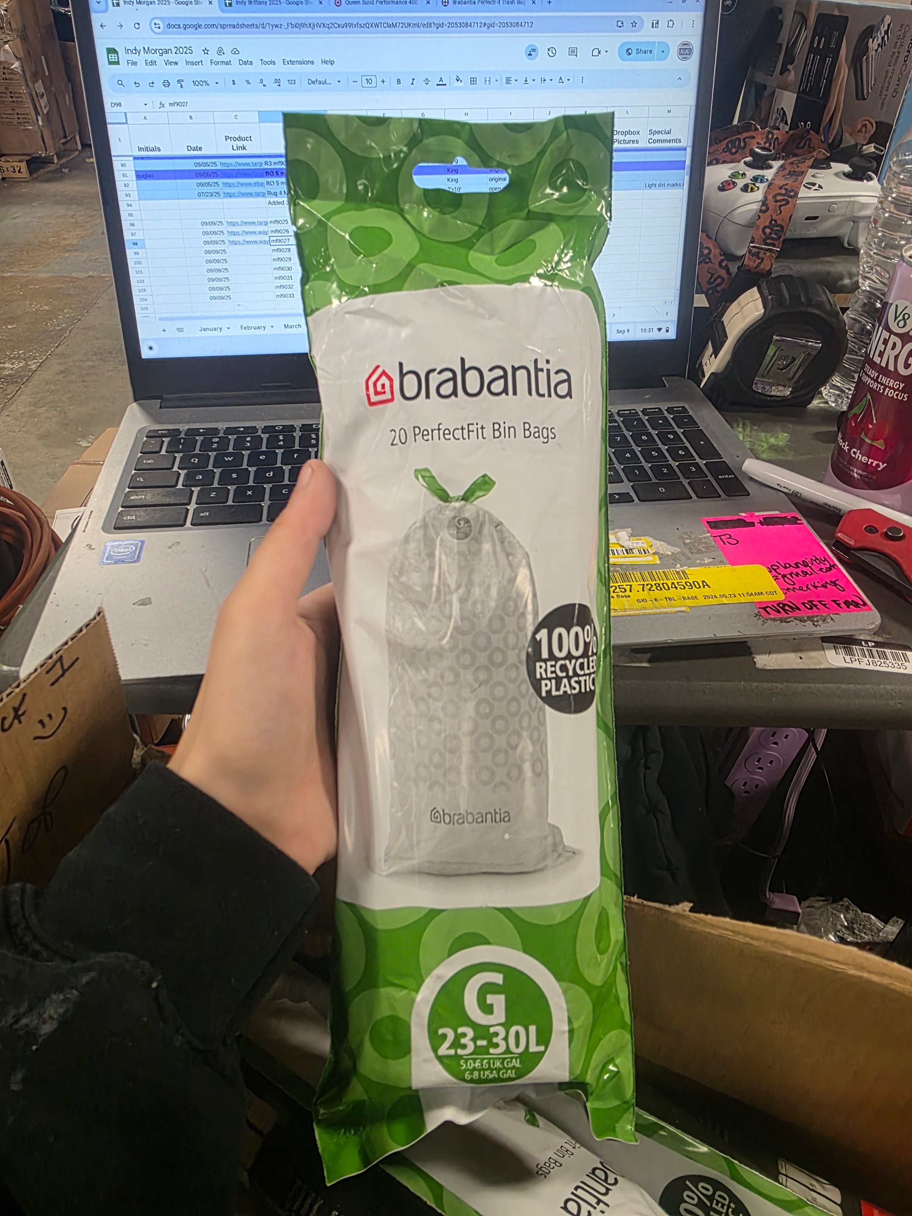 PerfectFit Trash Bags, Code G