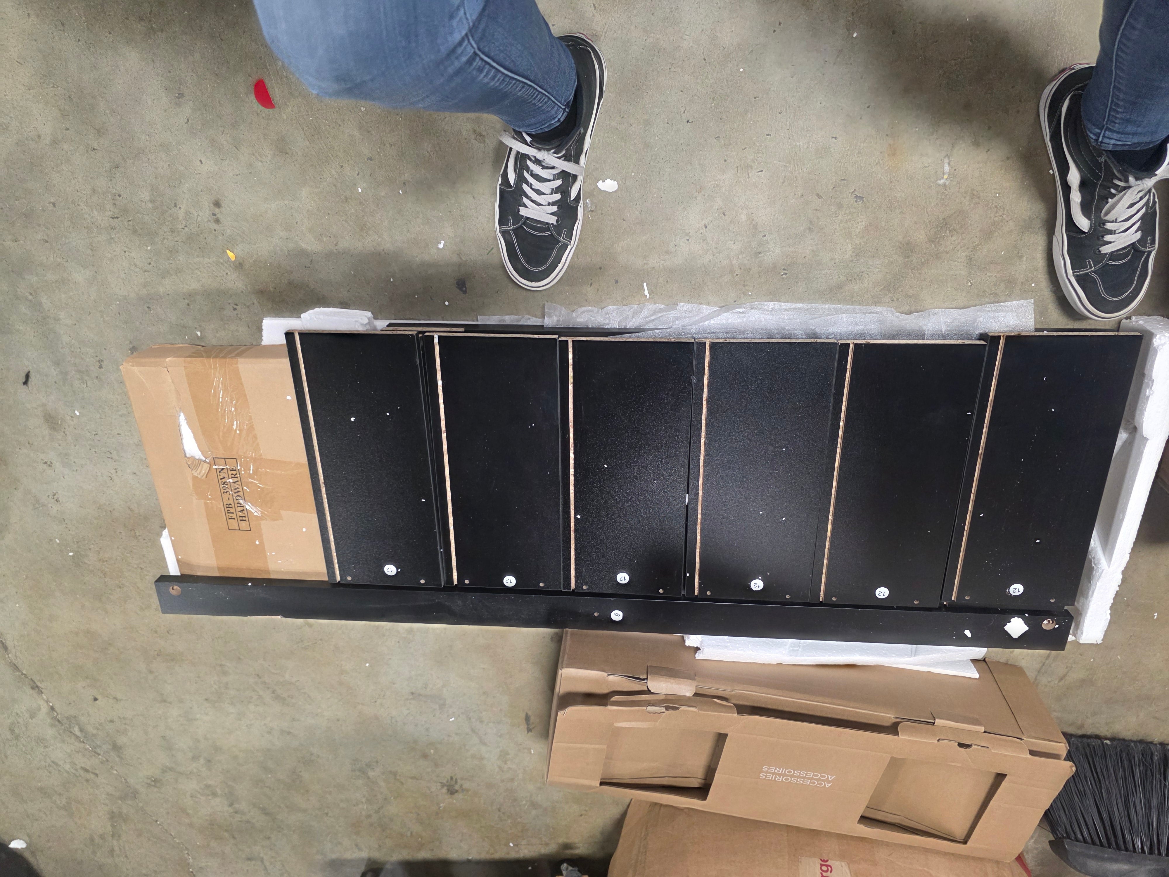 6 Drawer Wood Modern Double Dresser