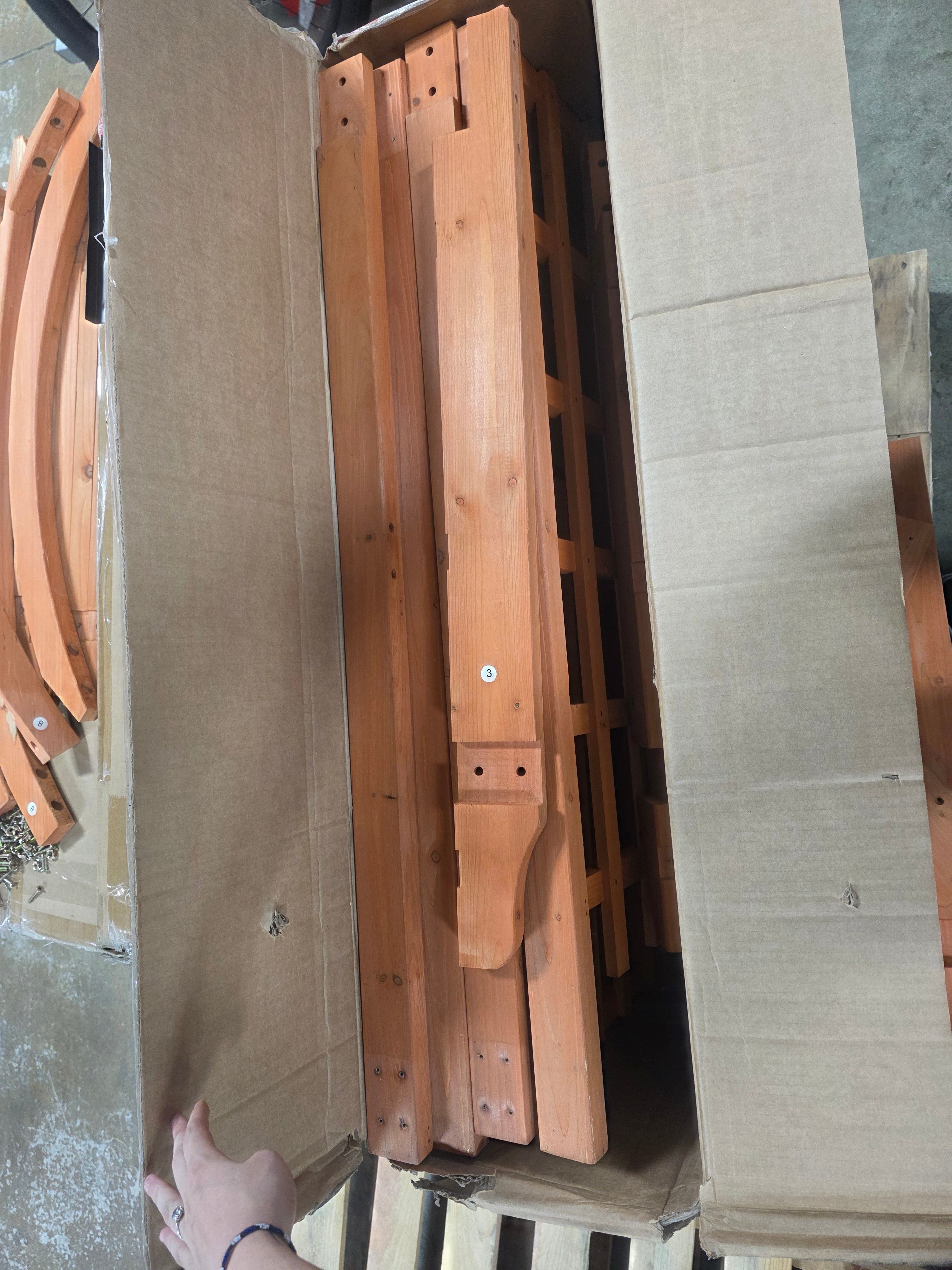 Premium Outdoor Wooden Fir Arbor Arch Pergola Trellis Wood Garden Yard Lattice