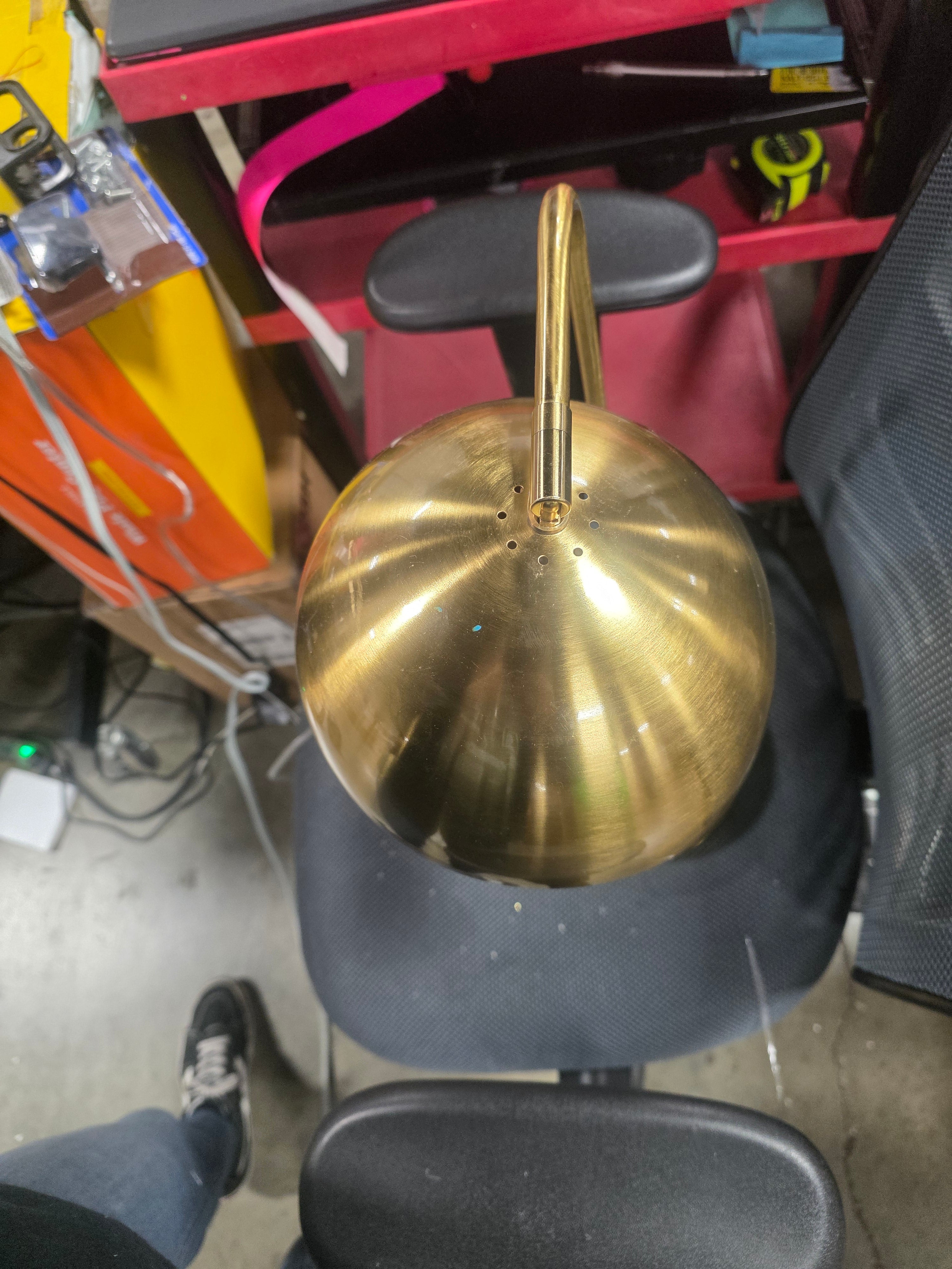 Glossy Metal Table Lamp