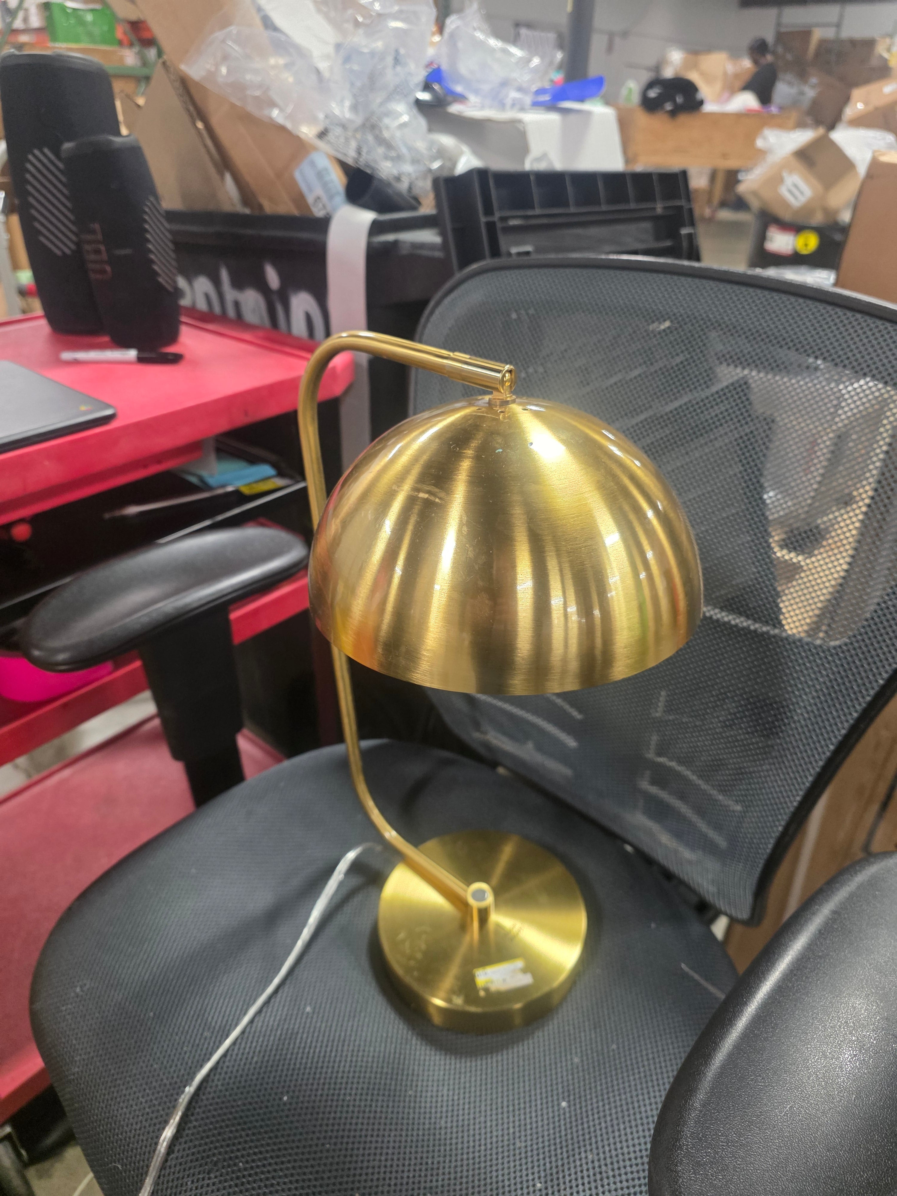 Glossy Metal Table Lamp