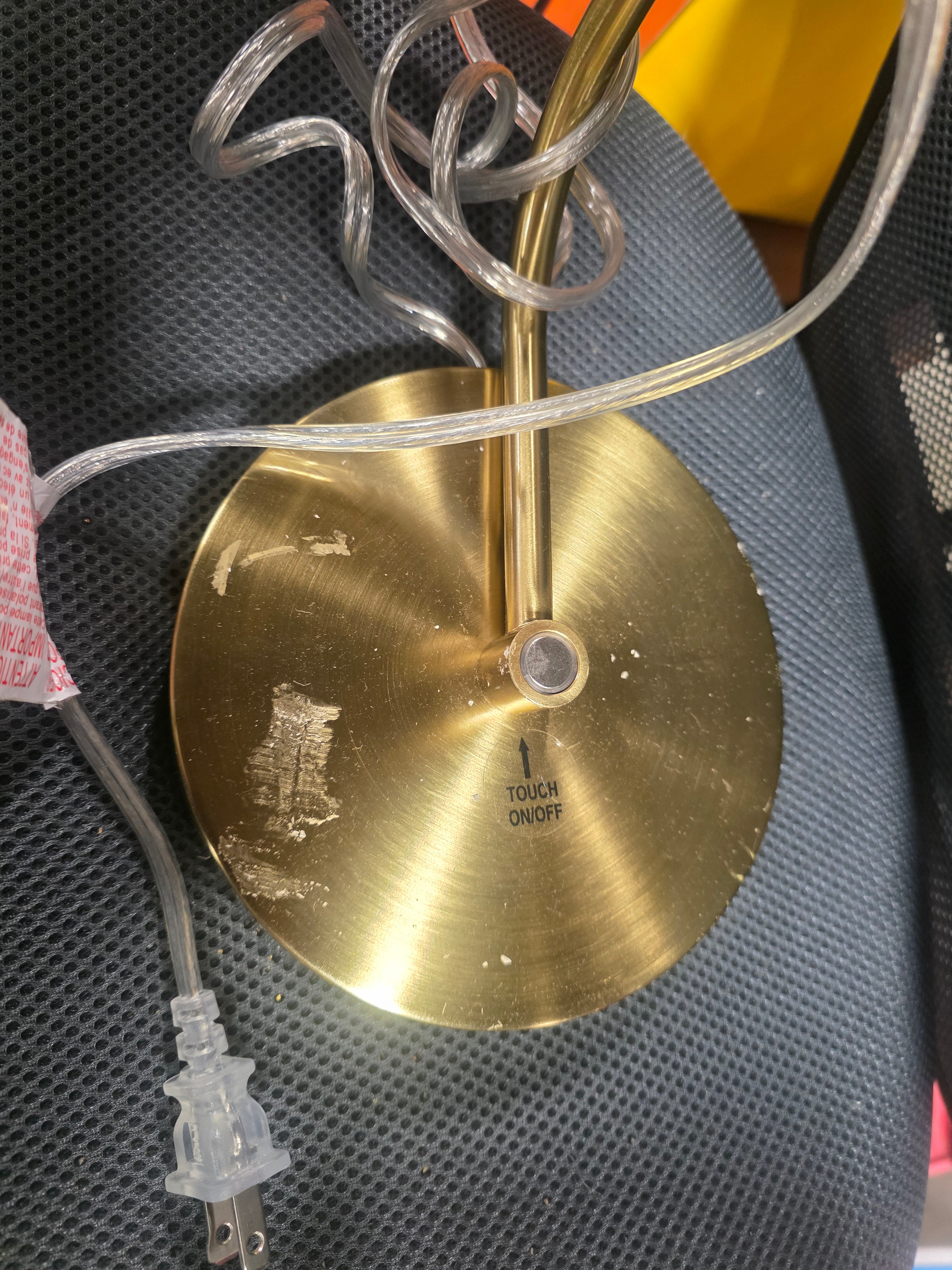 Glossy Metal Table Lamp