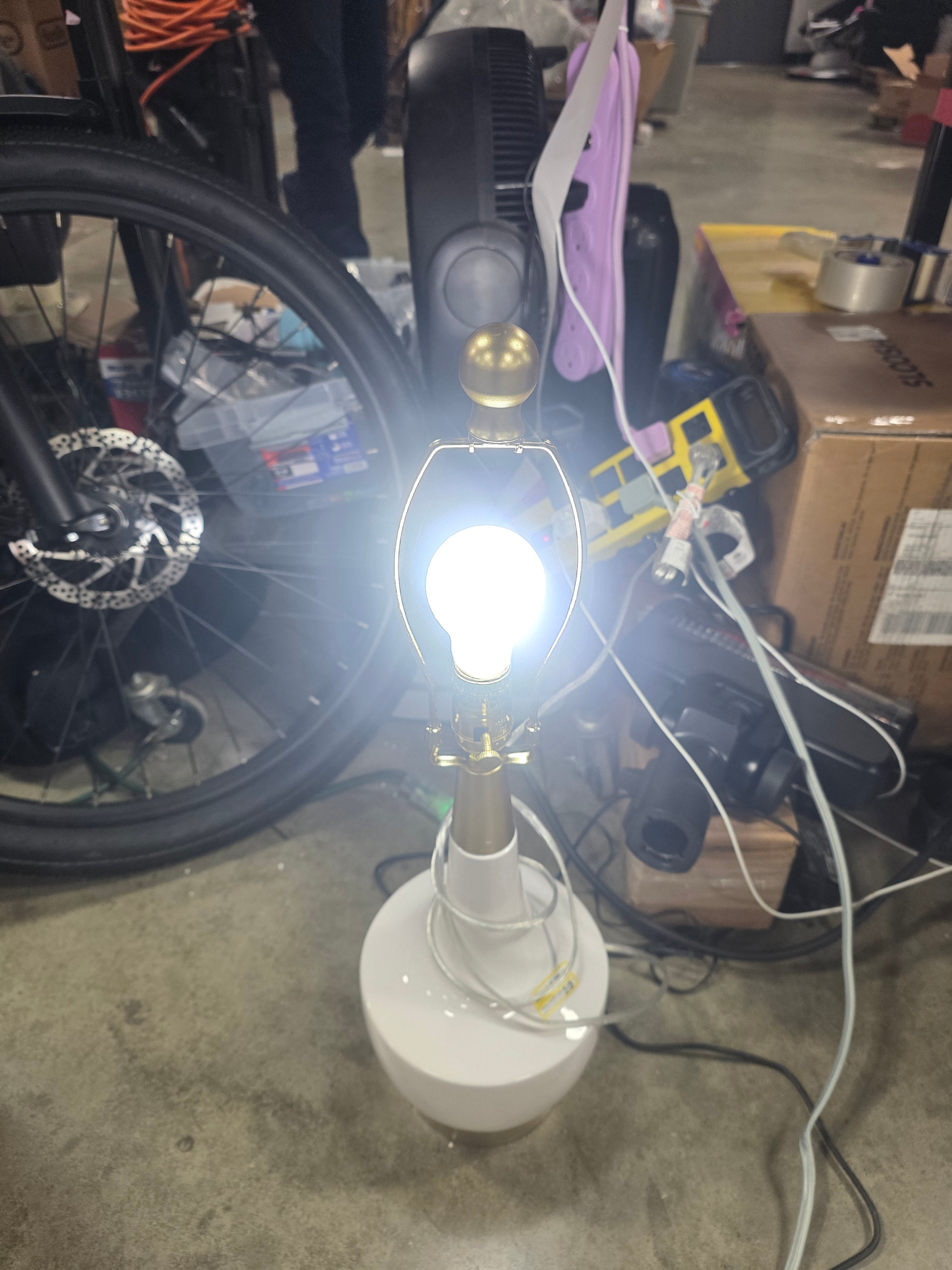 1-Piece Nesbit High Mid Century Modern Table Lamps BASE ONLY