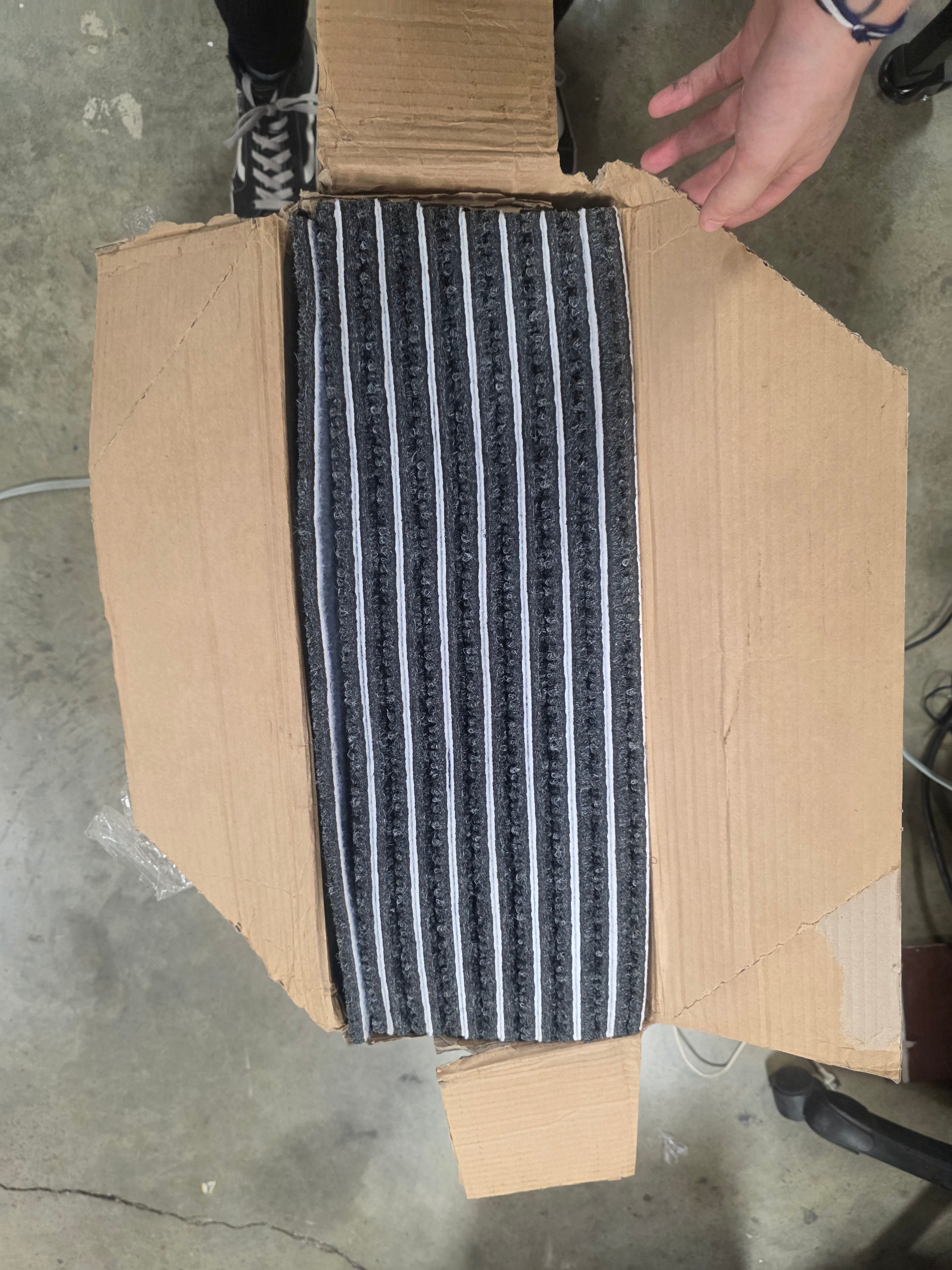 Needlepunch Carpet Tile - Panorama Smoke