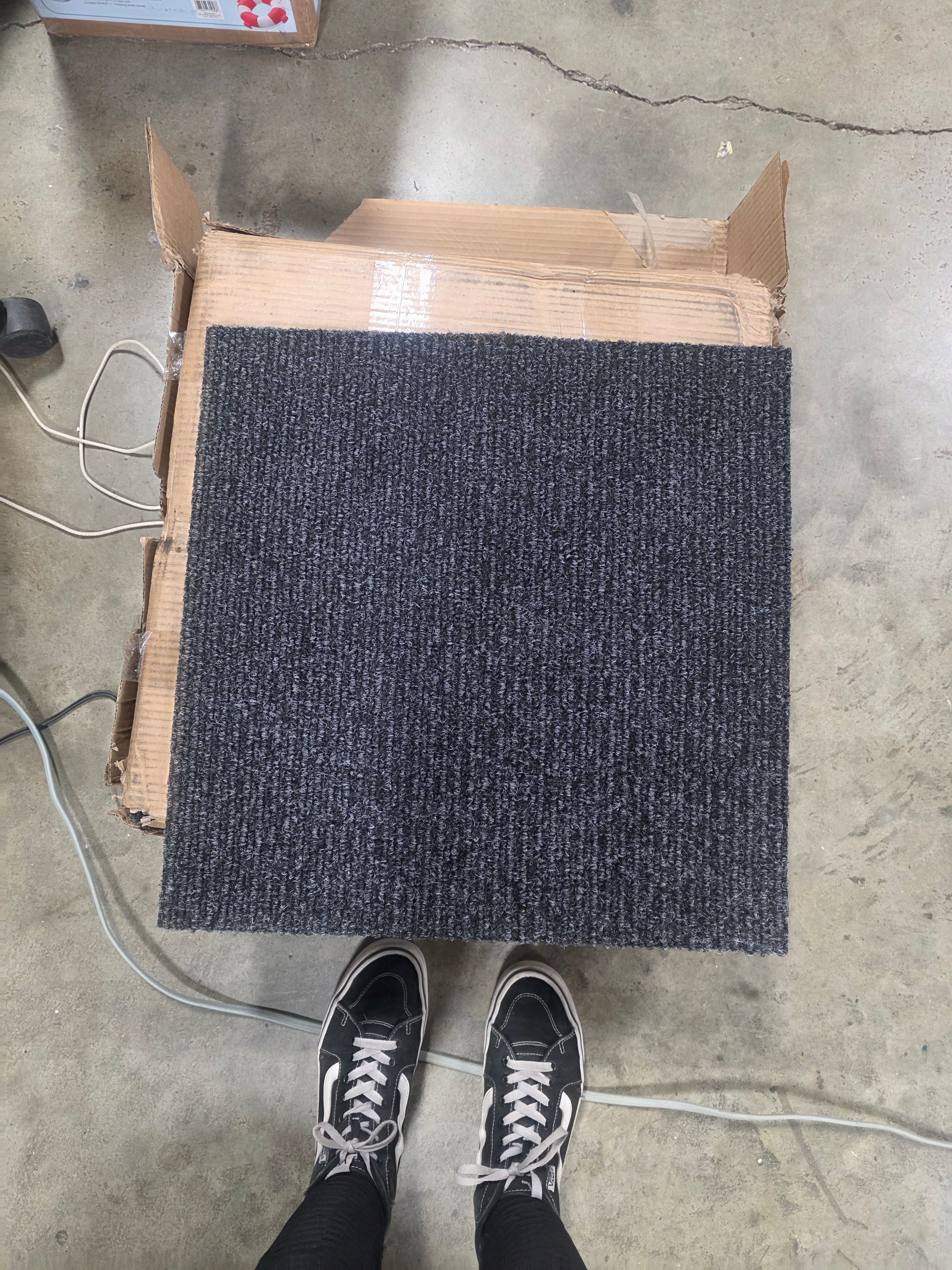 Needlepunch Carpet Tile - Panorama Smoke