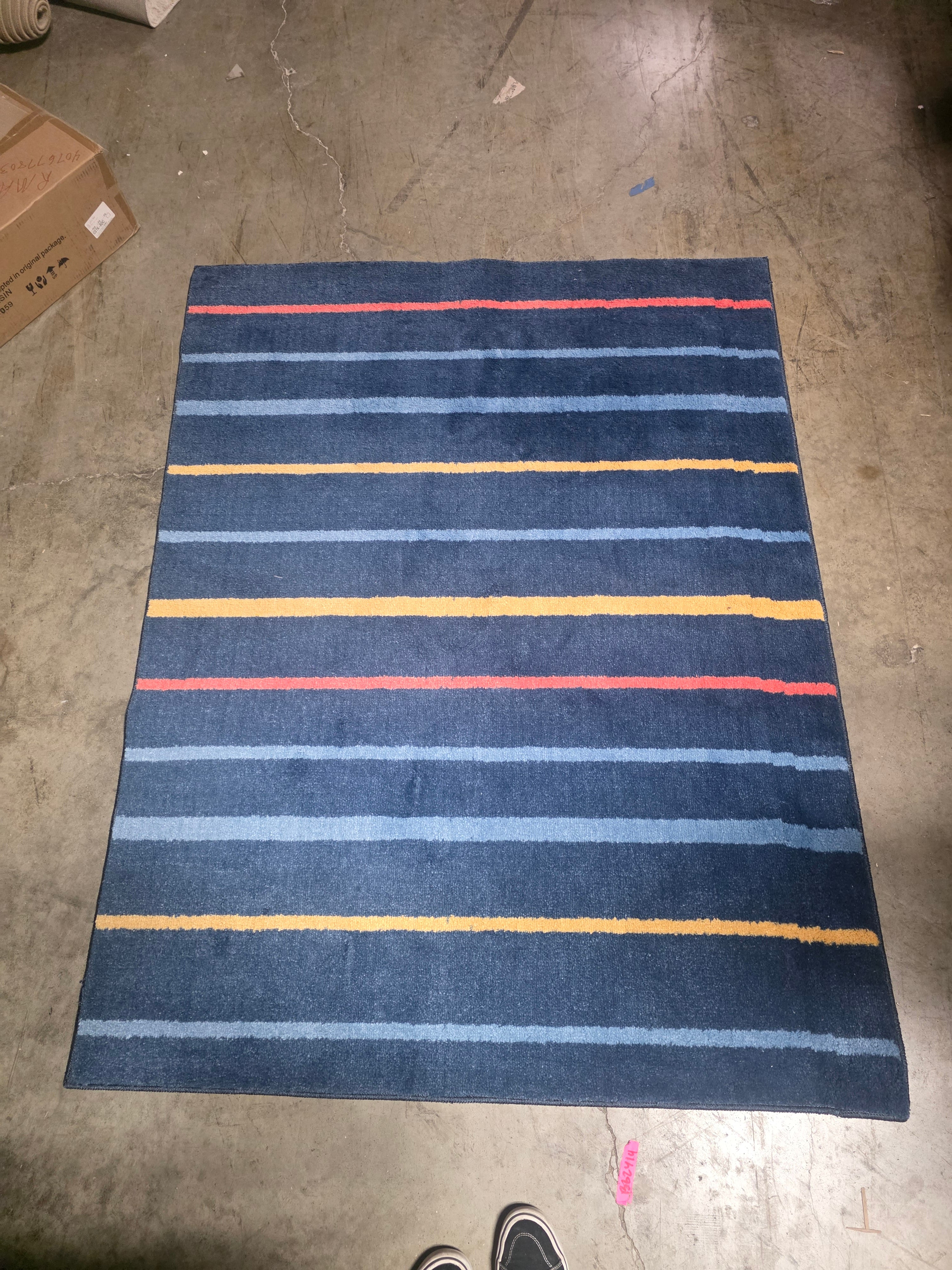 Striped Kids' Rug -4'x5'6"