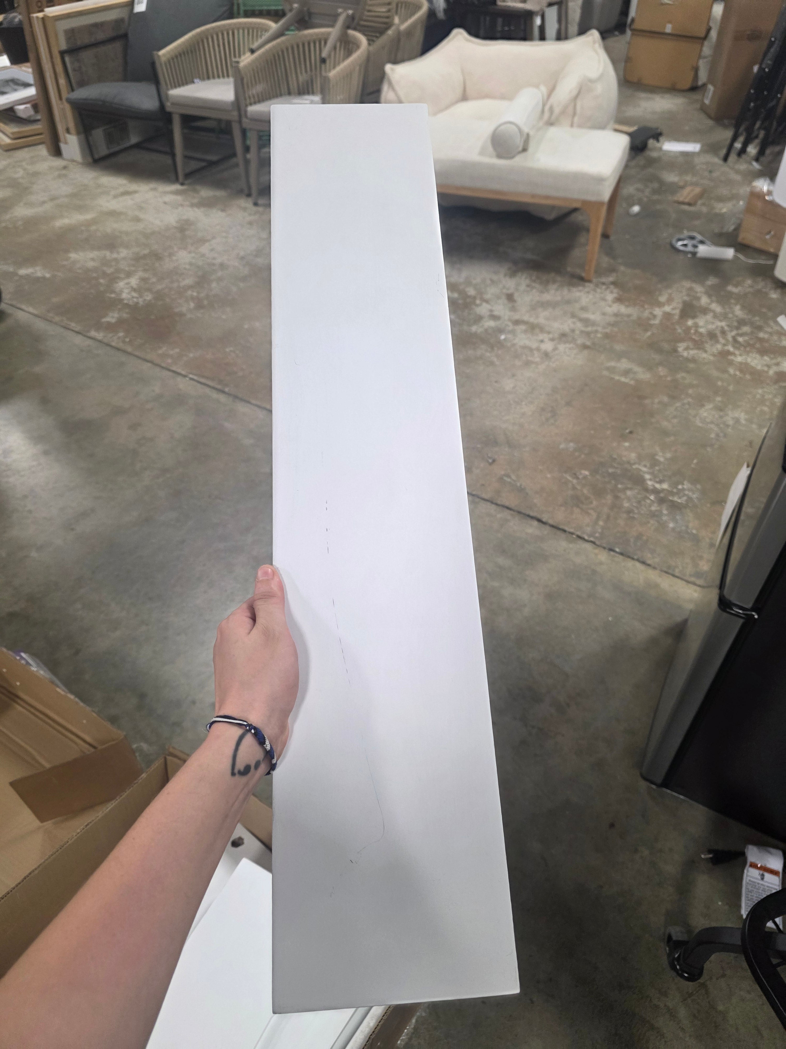 Media Cabinet W/ Sliding Doors - White