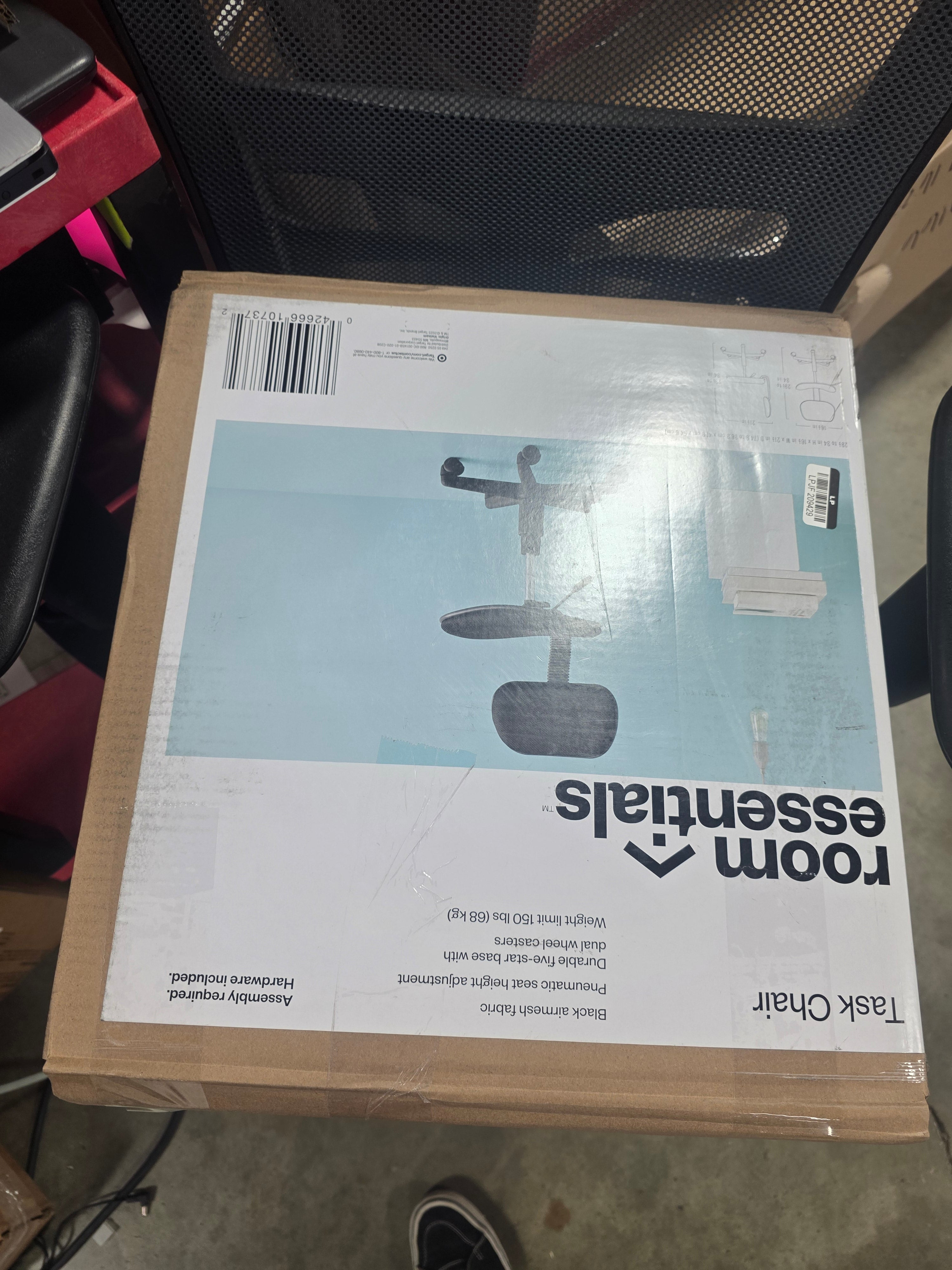 Task Dorm Chair Black