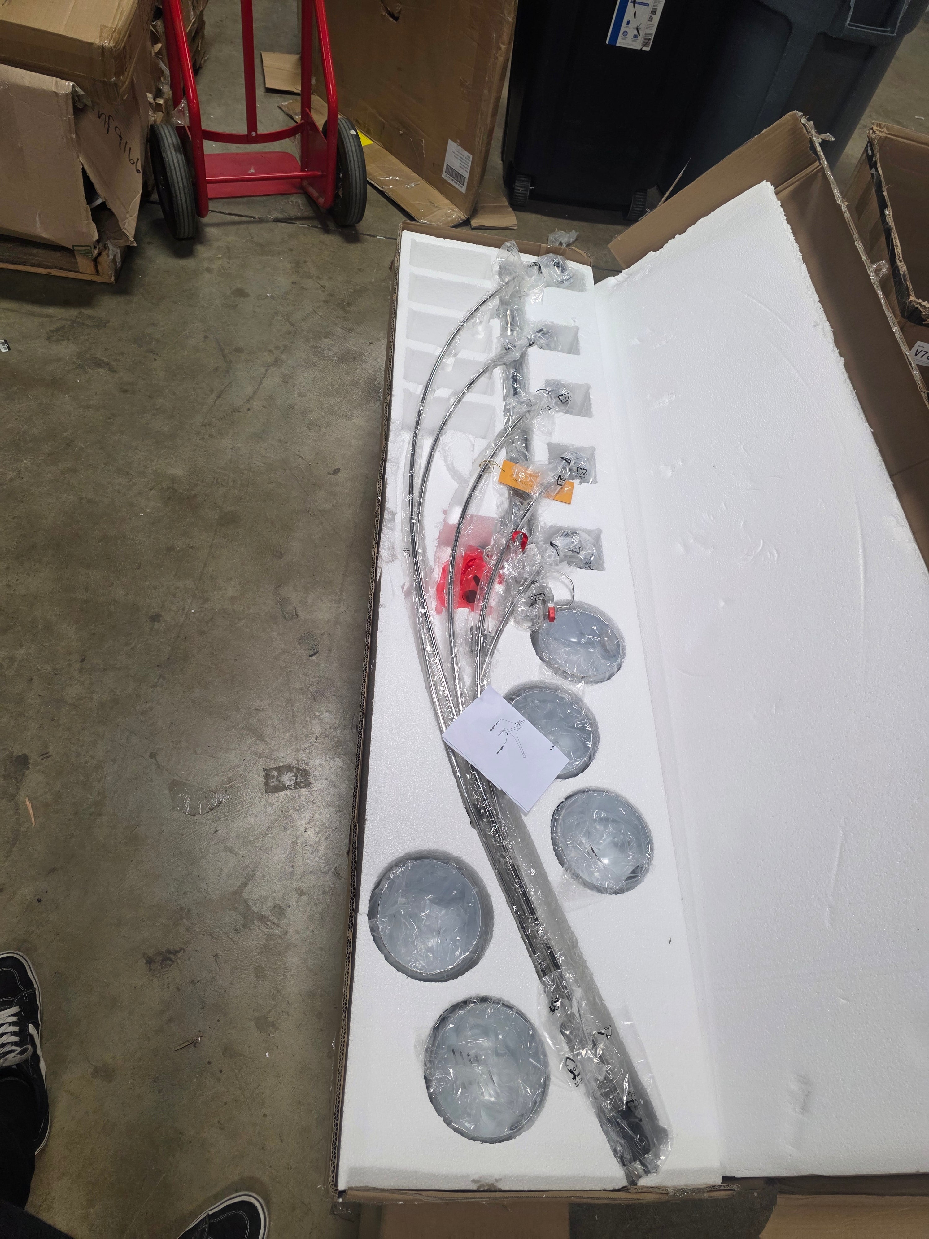 Infini Mid Century Modern Arc Floor Lamp