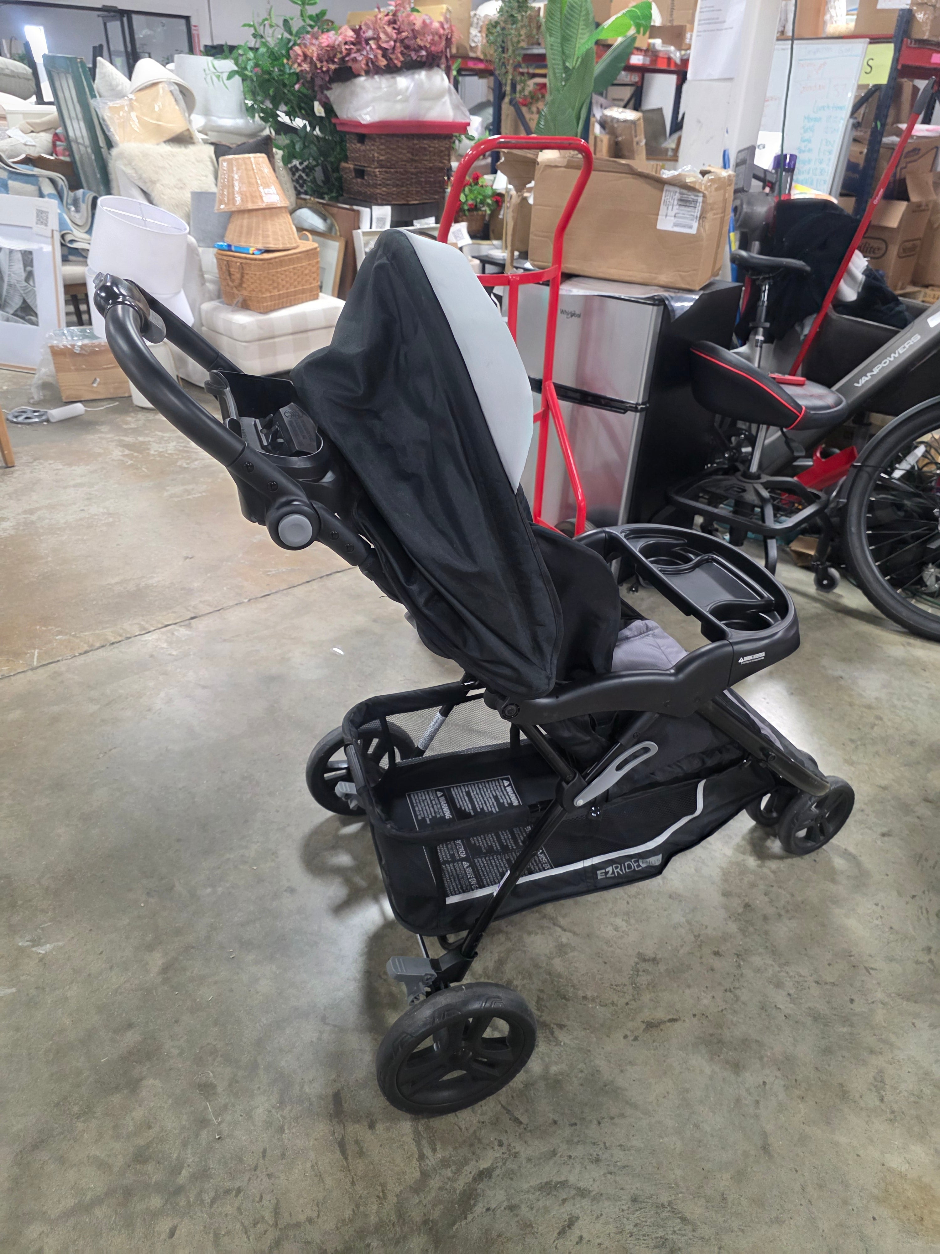 Passport Cargo Stroller with Extra Storage, Fieldstone Grey