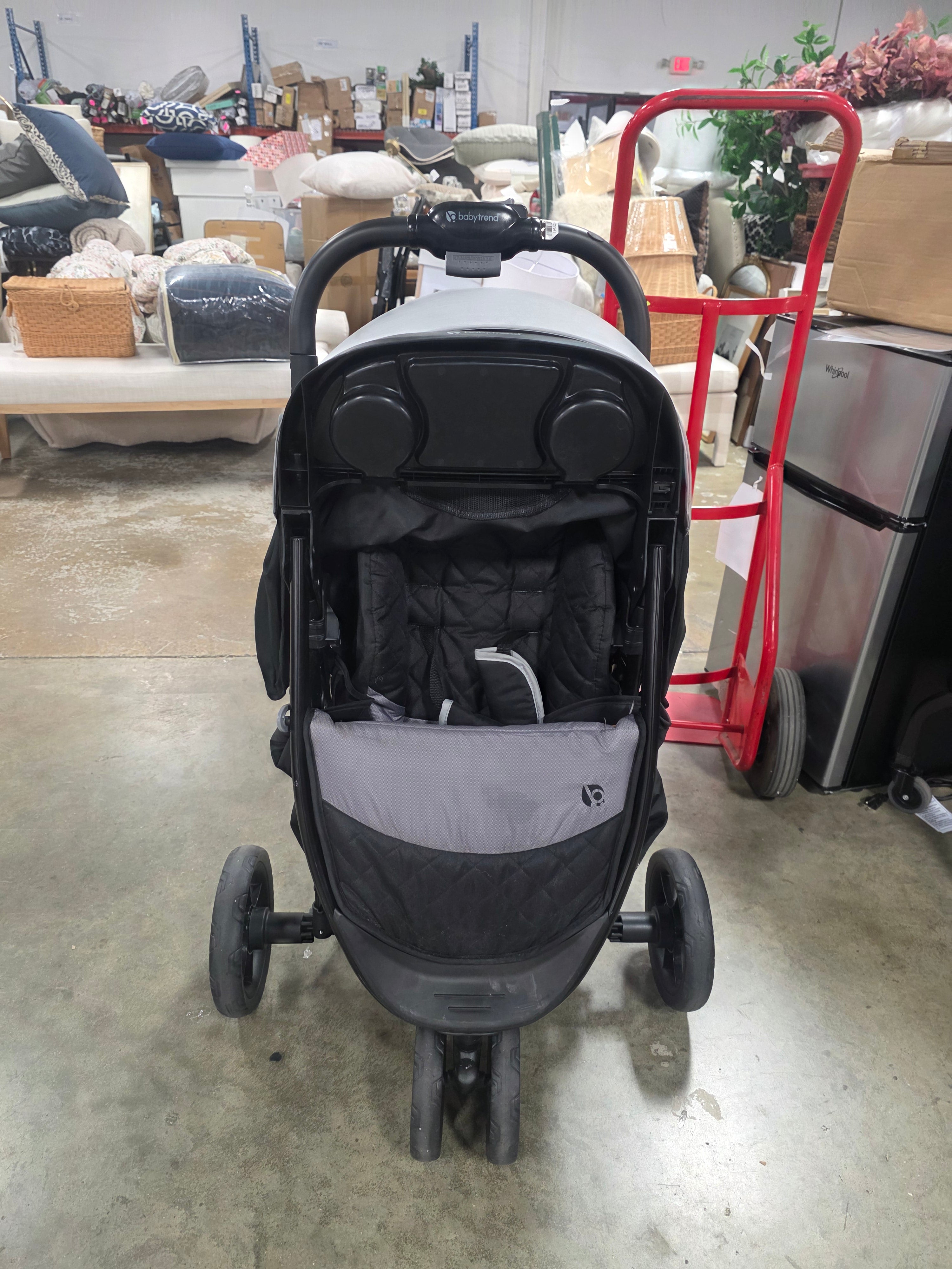 Passport Cargo Stroller with Extra Storage, Fieldstone Grey