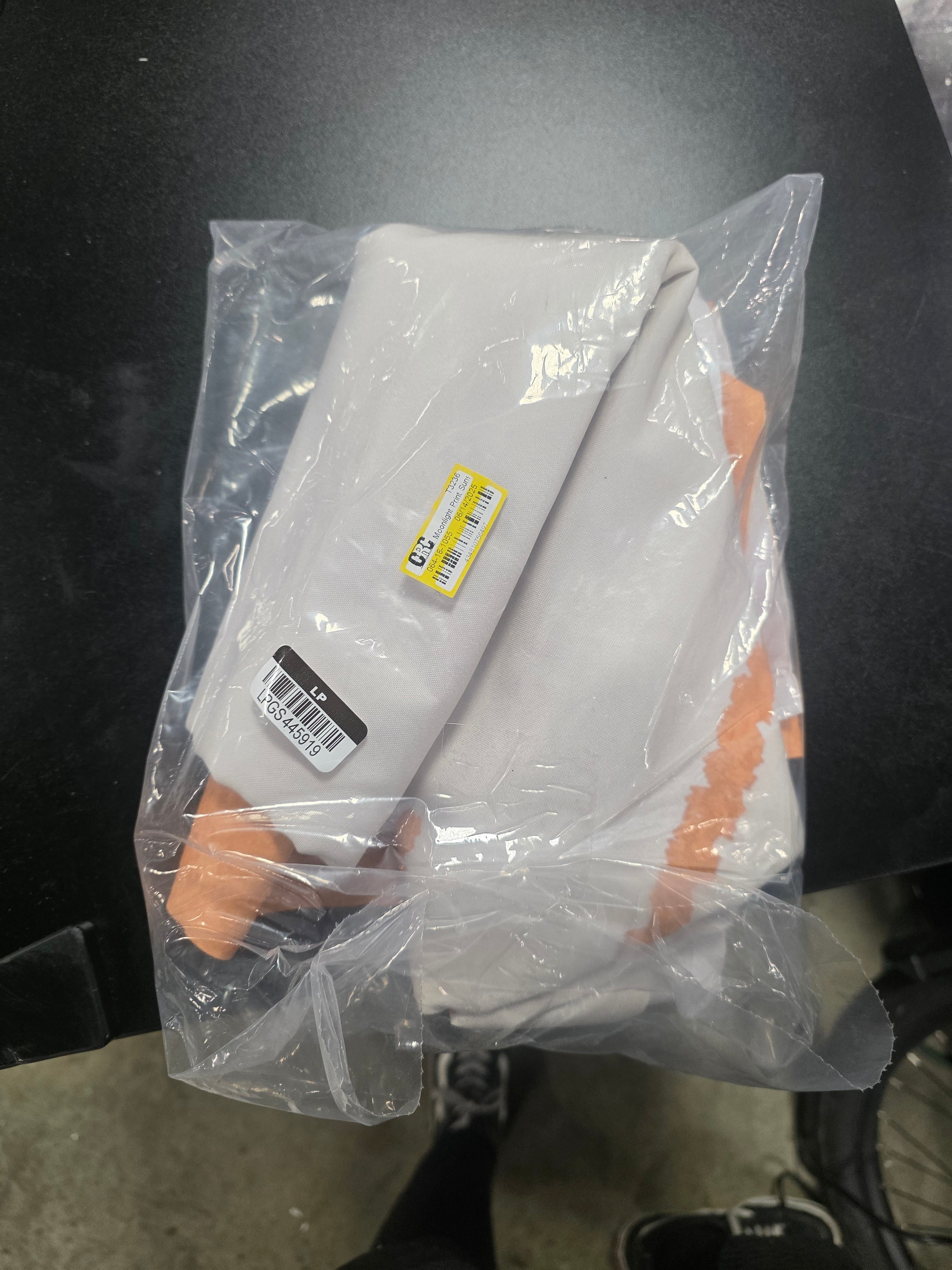 Moonlight Print Sunshine Everywhere Shower Curtain Cream