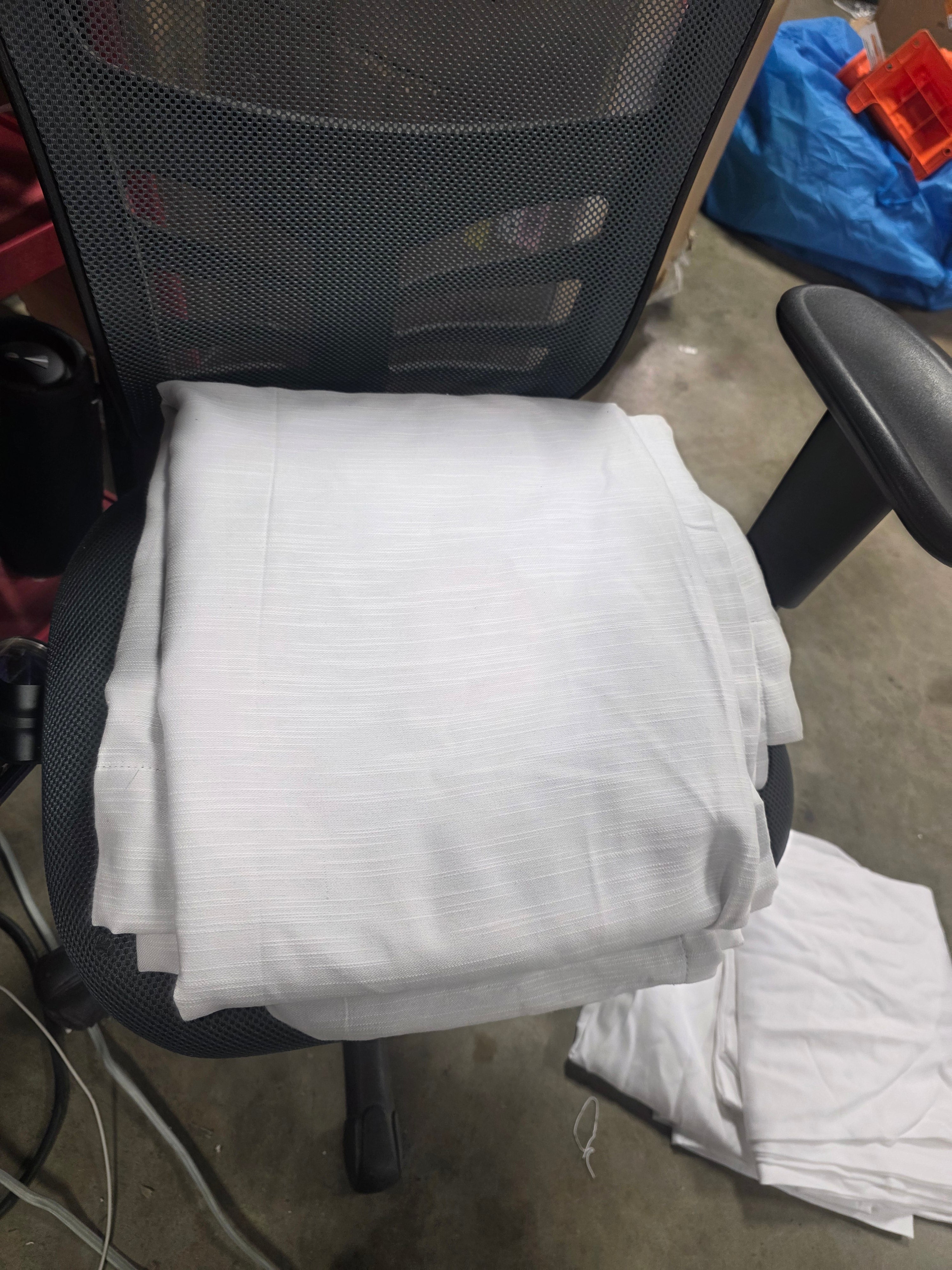 Blackout Henna Window Curtain Panel White - Set of 2