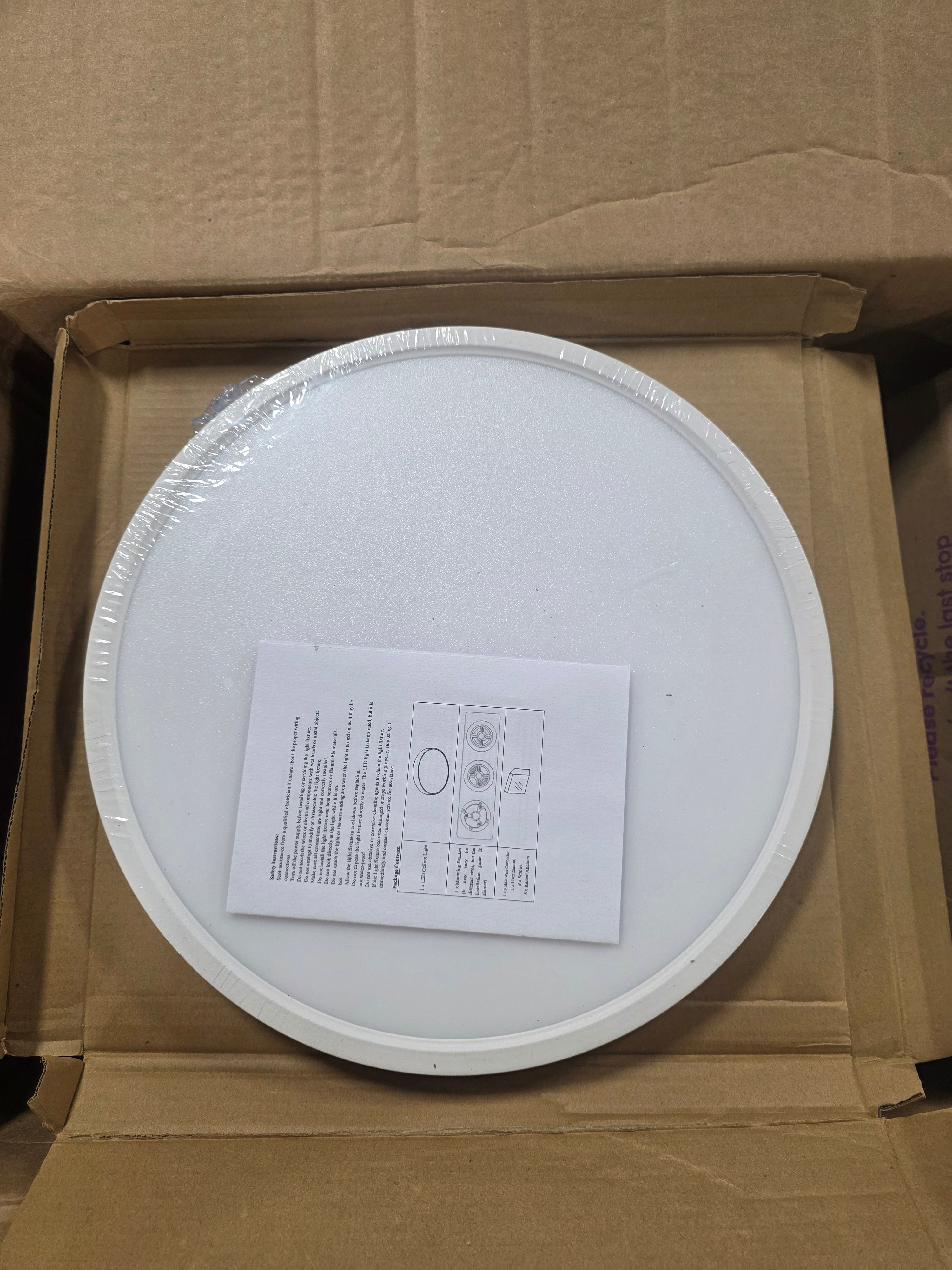 Deontee Acrylic LED Flush Mount - Set of 6