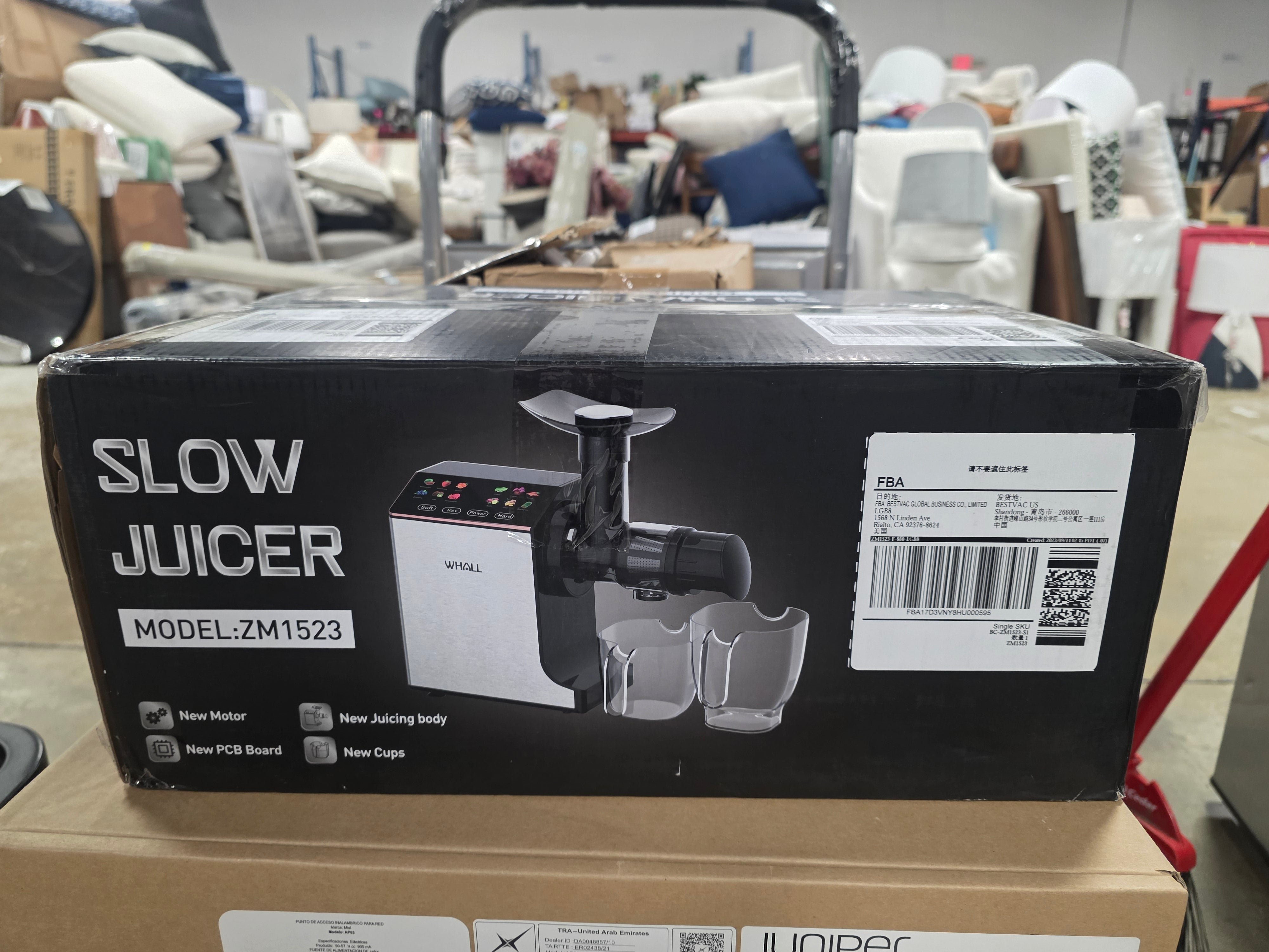 Juicer Machines, Cold Press Juicer Touch-Screen, Masticating Juicer Vegetable and Fruit