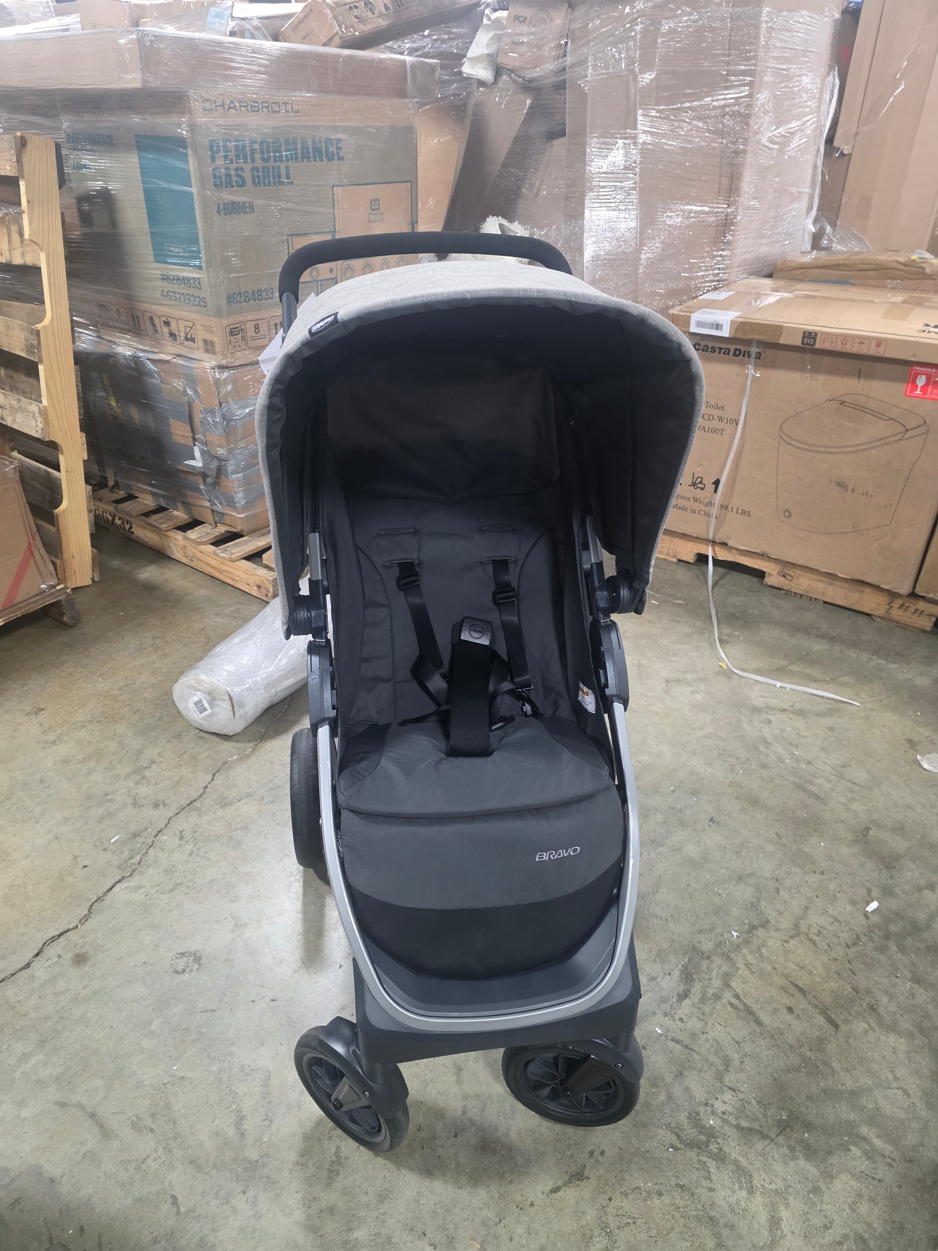 Bravo Quick-Fold Stroller - Black