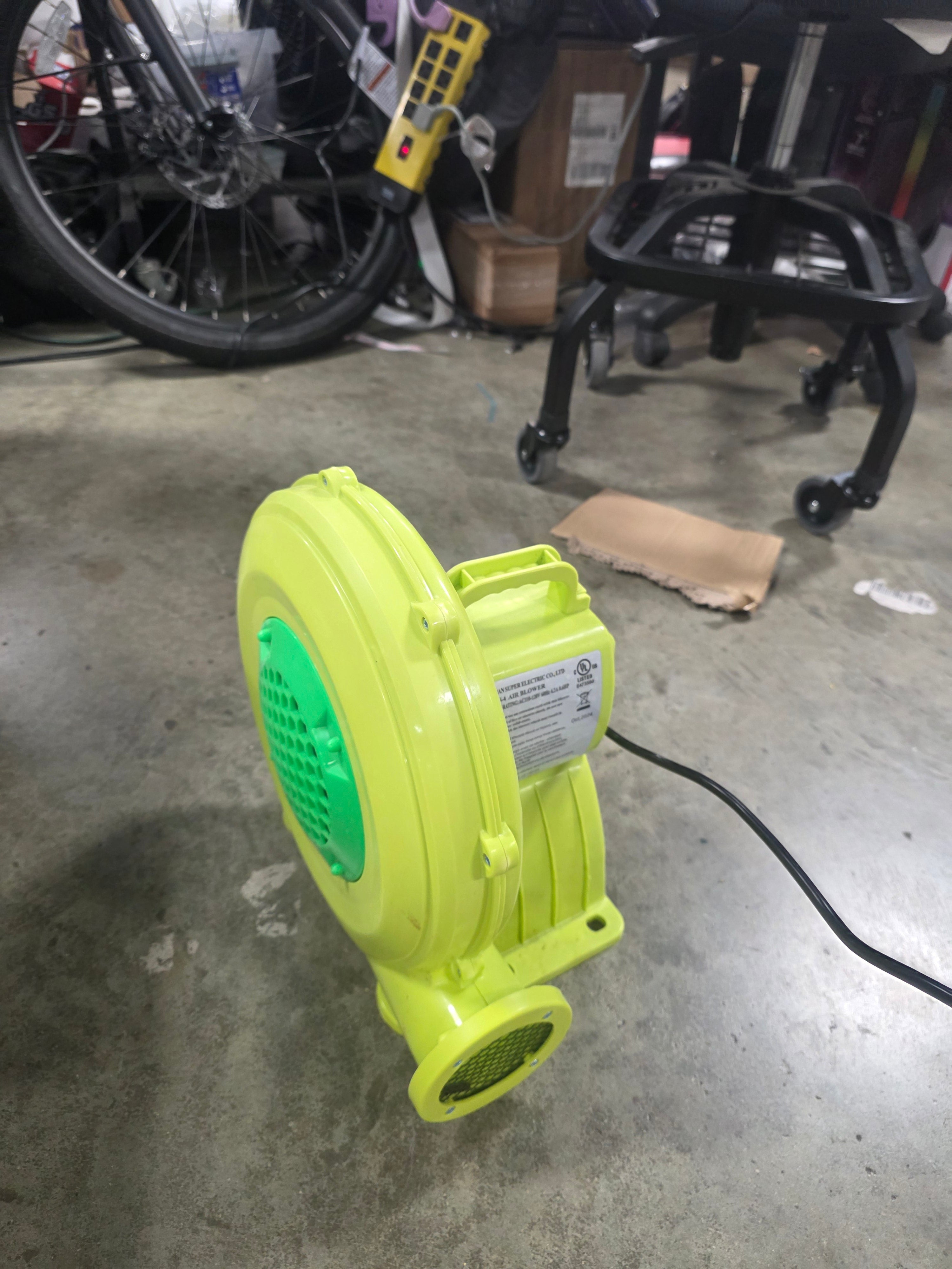 Air Blower Pump Fan for Inflatable Bounce House
