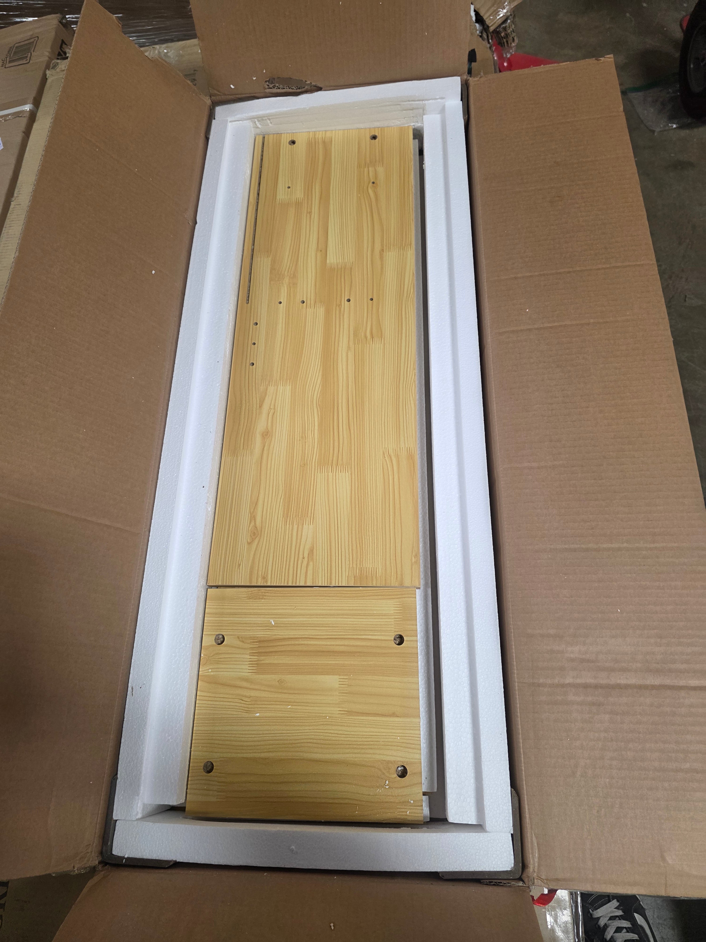 Computer Desktop Bookcase Countertop Storage Organizer with 4 Cubbies