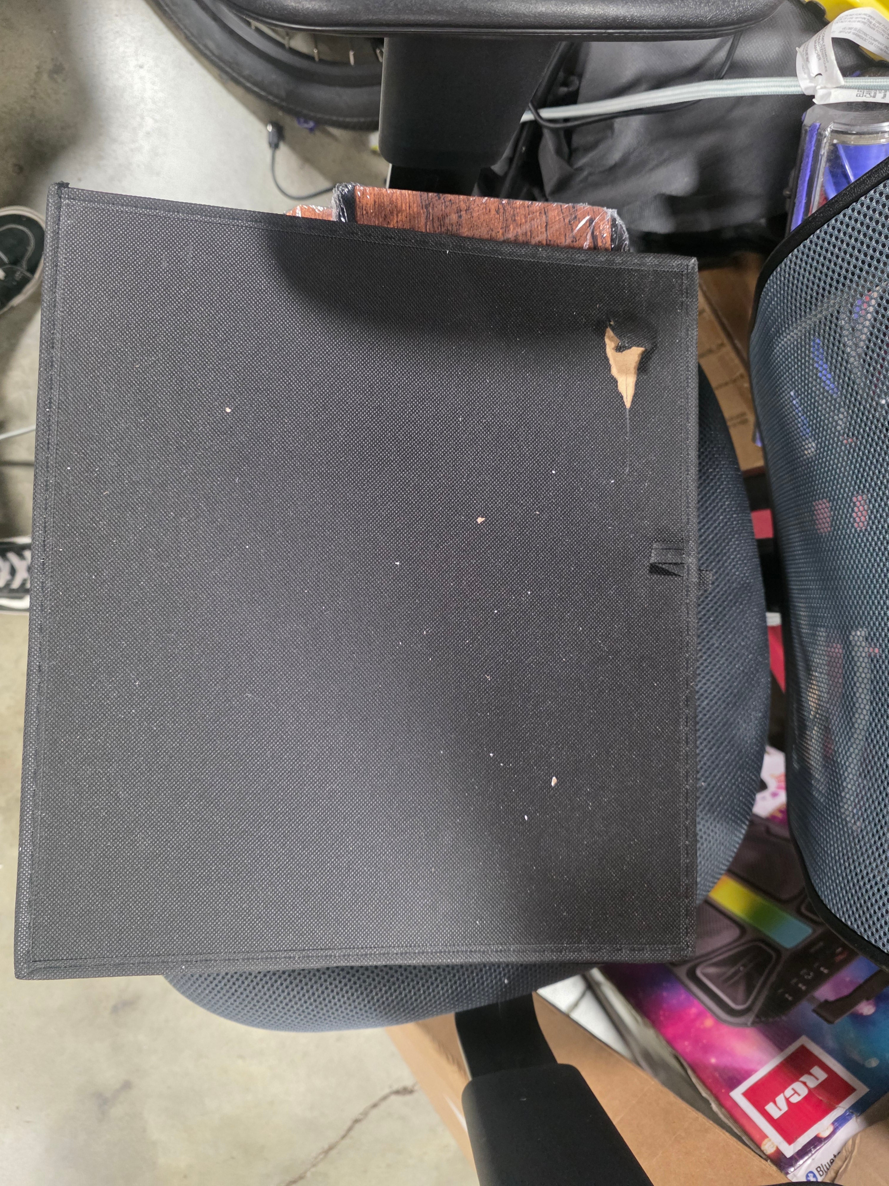 10 Drawer TV Stand Long Fabric Dresser with LED Lights & Power Outlets, Entertainment Center with Storage