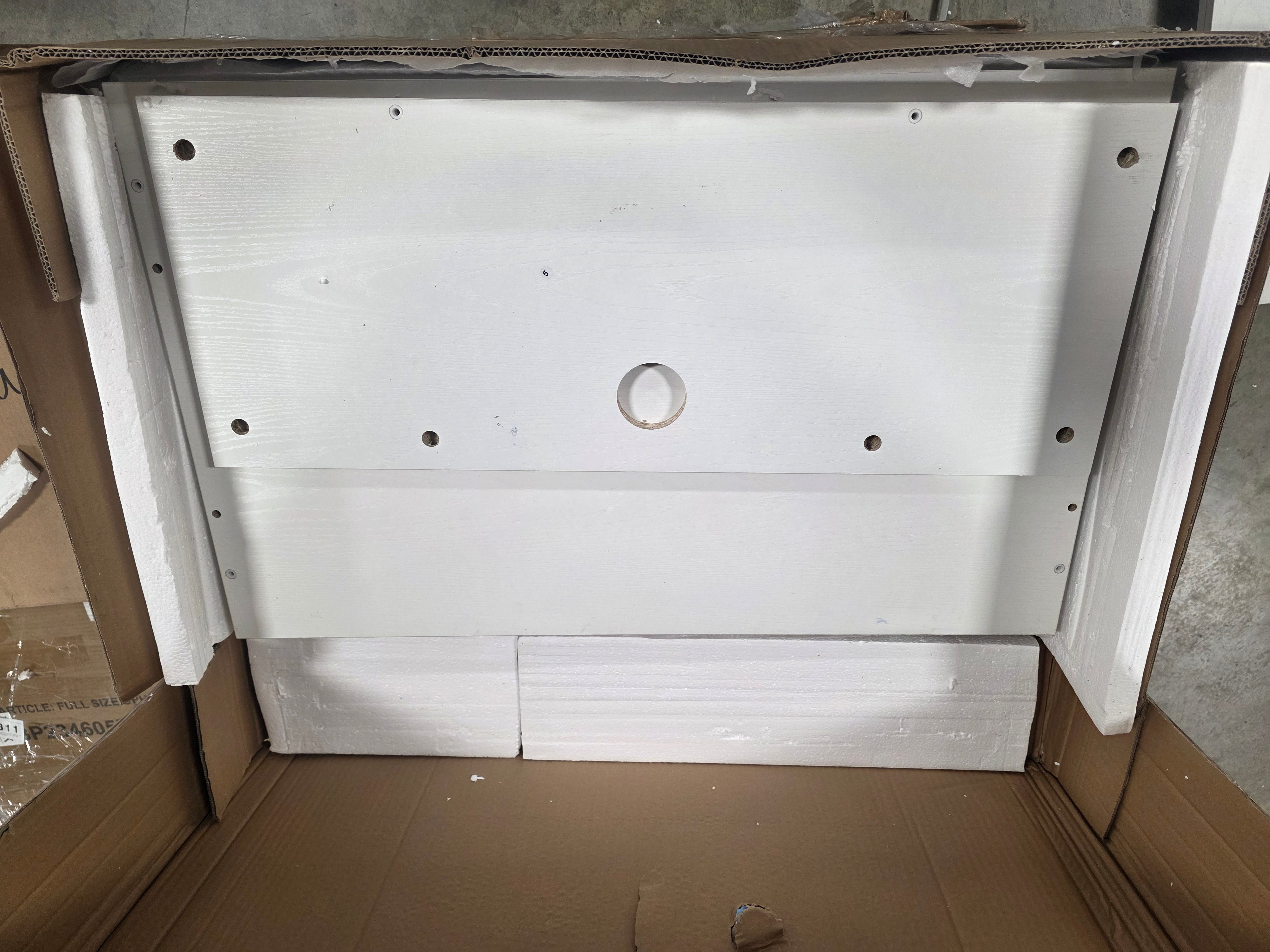 Student Desk with Magnetic Bulletin Board and Shelves, White