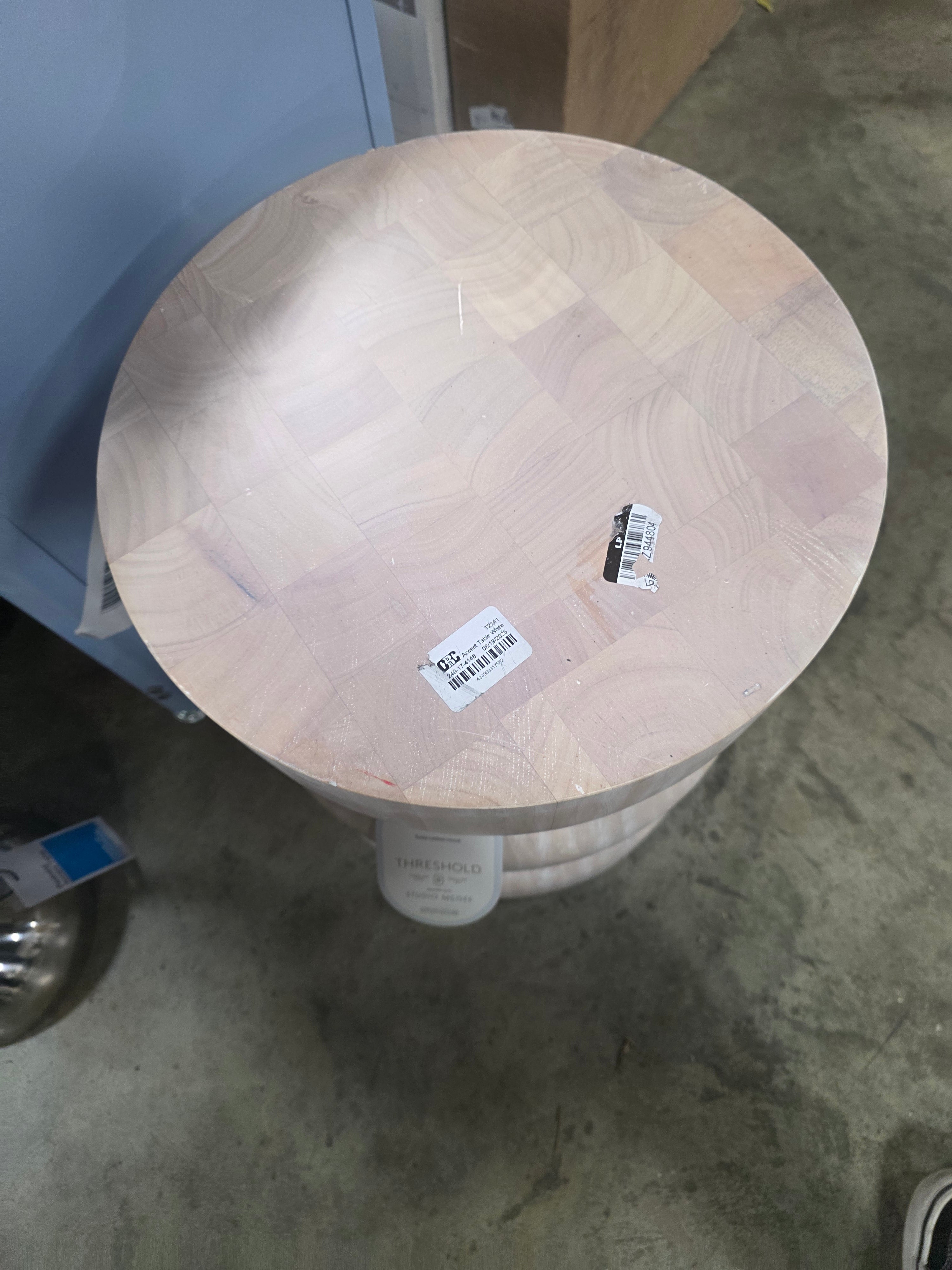 Accent Table White Wash