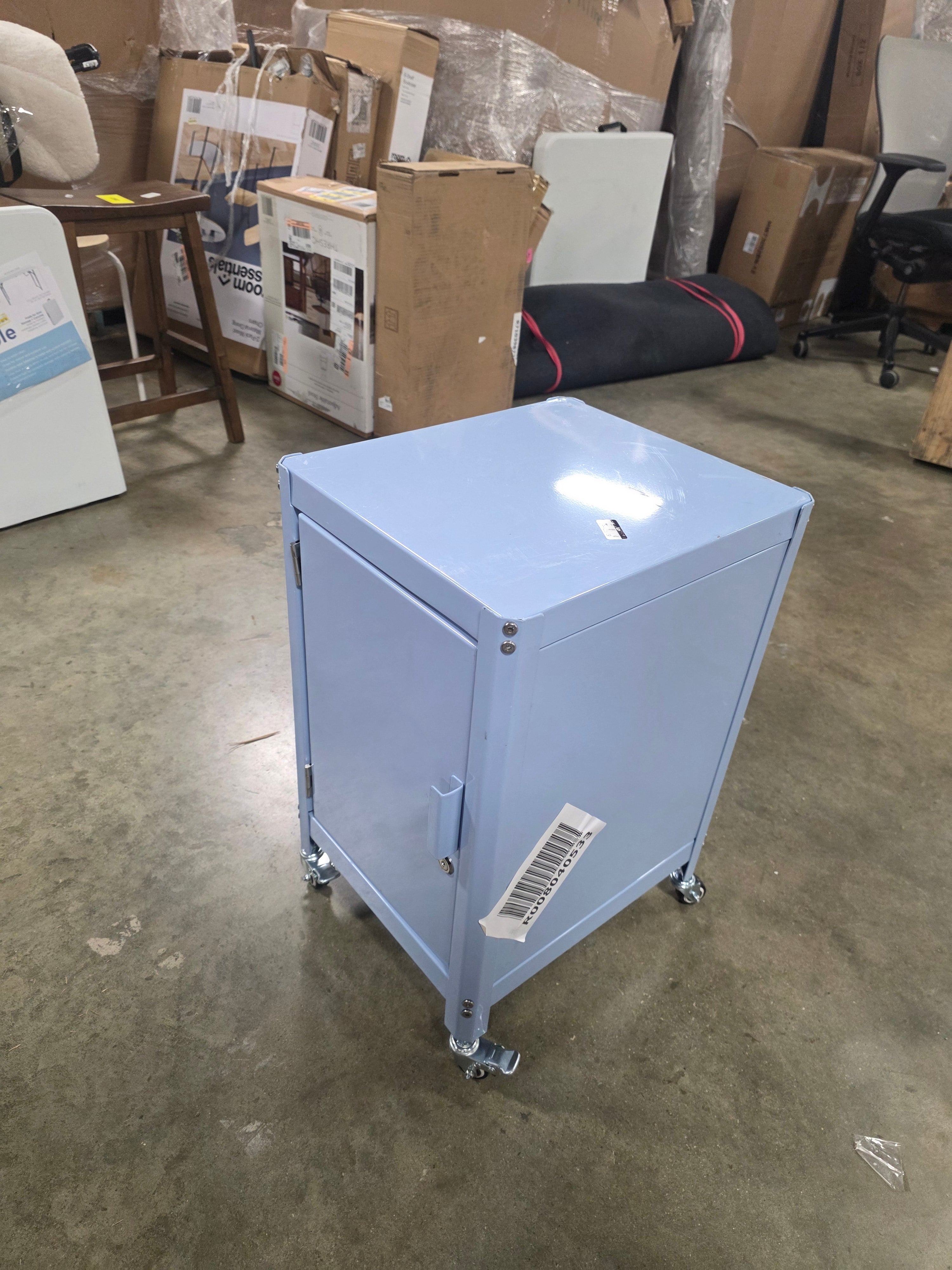 Metal Rolling Locker Storage Cabinet with Lock-