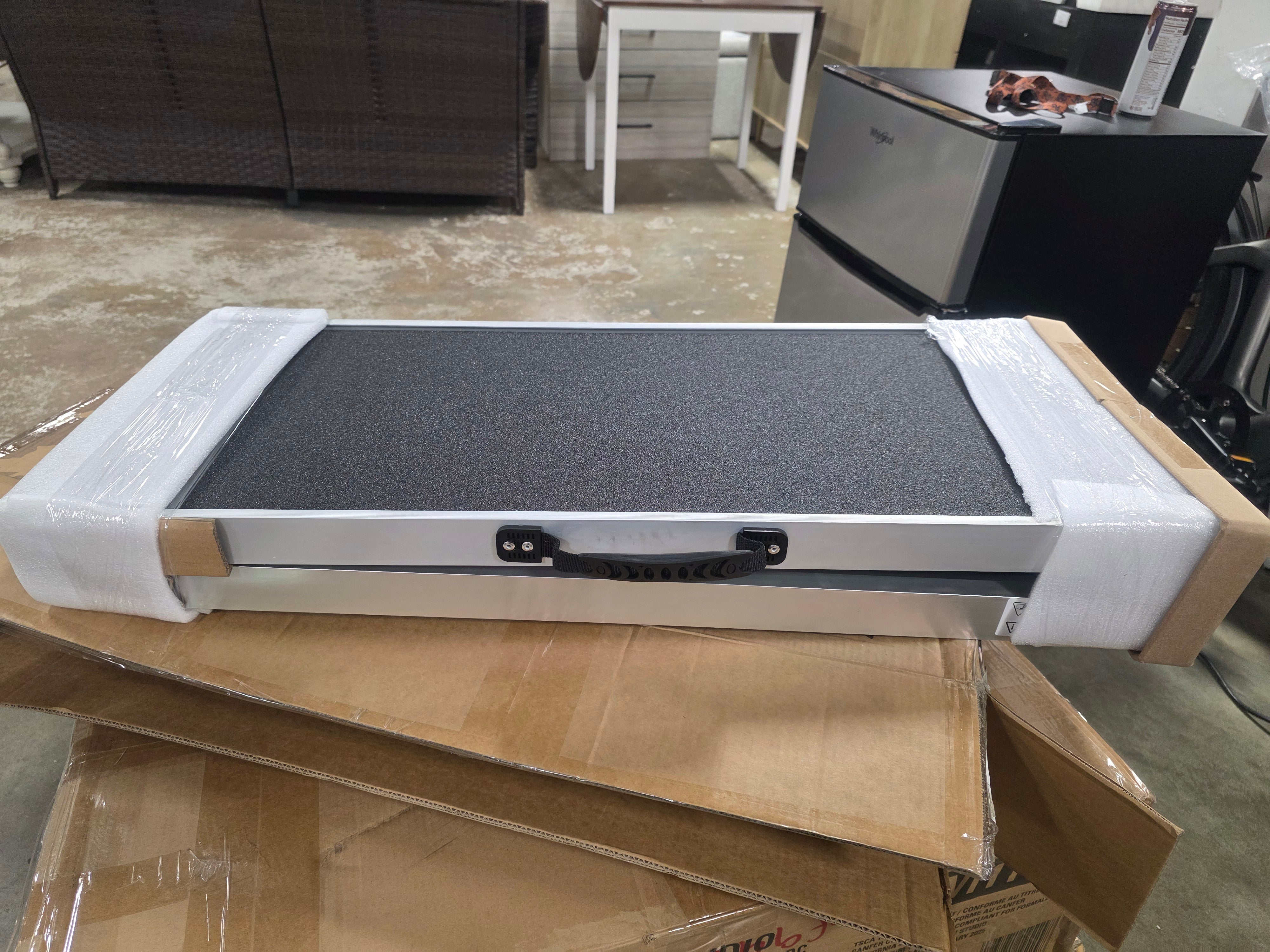 Foldable Aluminum Dog Ramp, Pet Ramp for Car, Portable, Heavy-Duty, Outdoor Use, Black