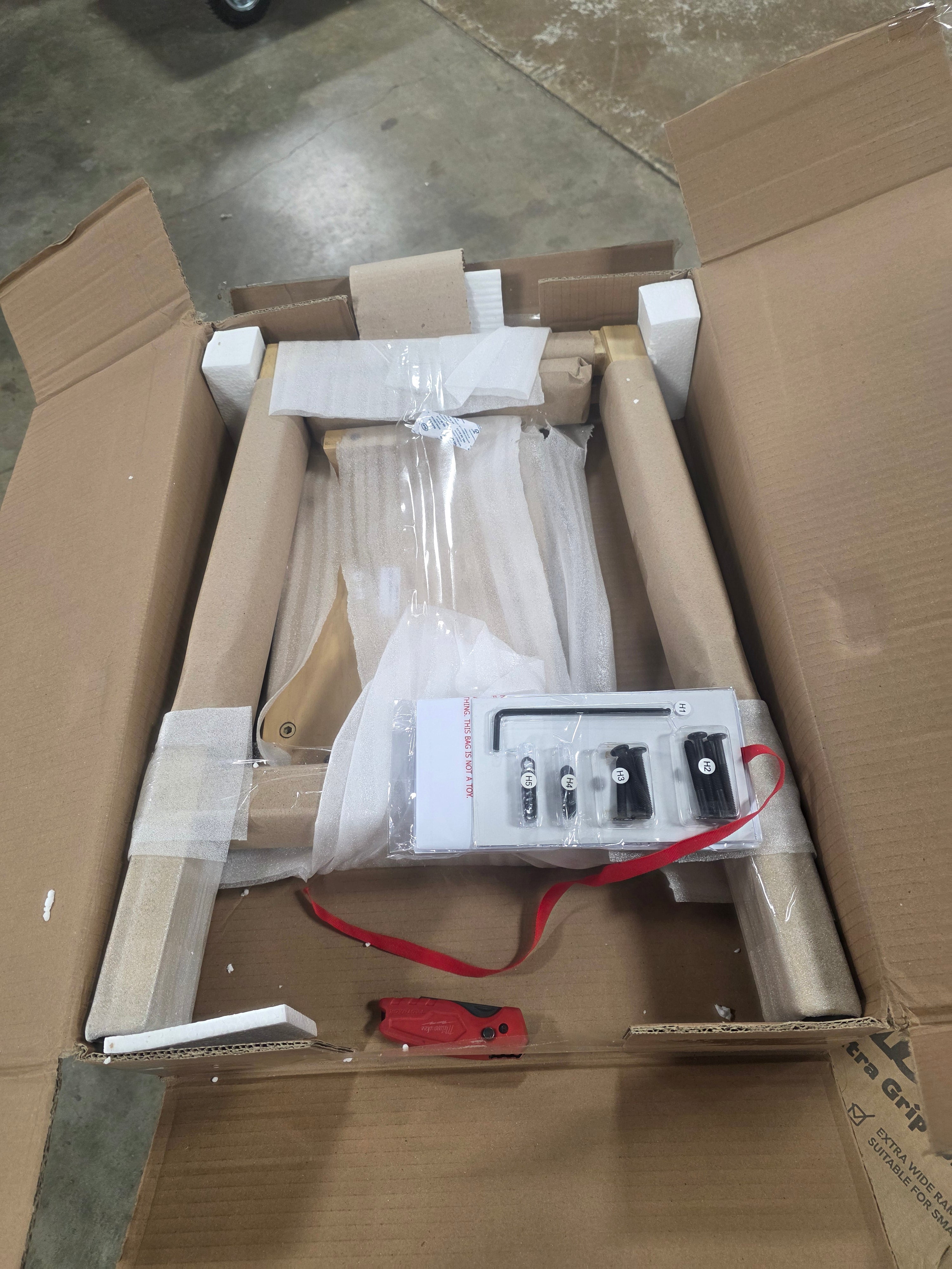 Halifax Farmhouse Wood Counter Height Barstool