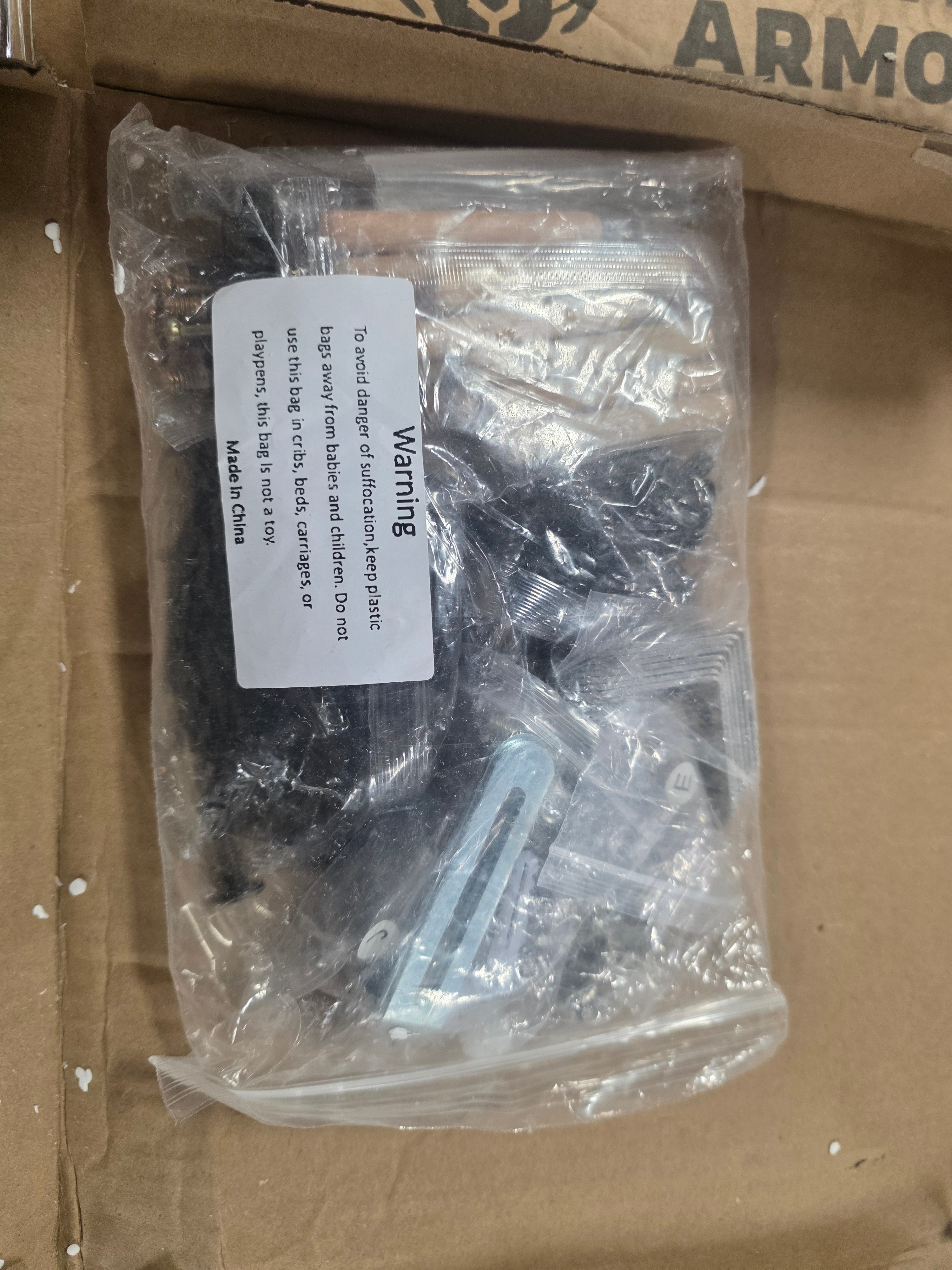 Queen Wood Panel Bed With Chevron Headboard