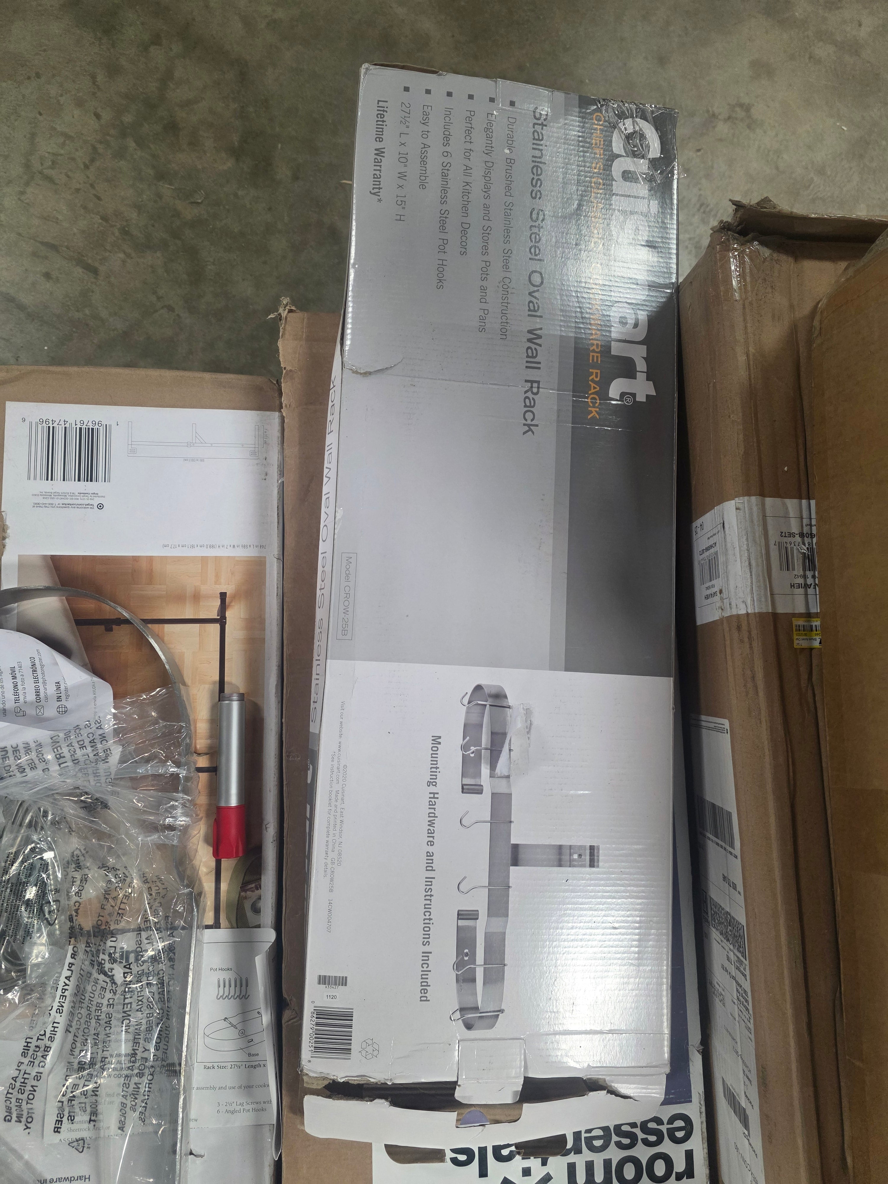 Wall Mounted Pot Rack