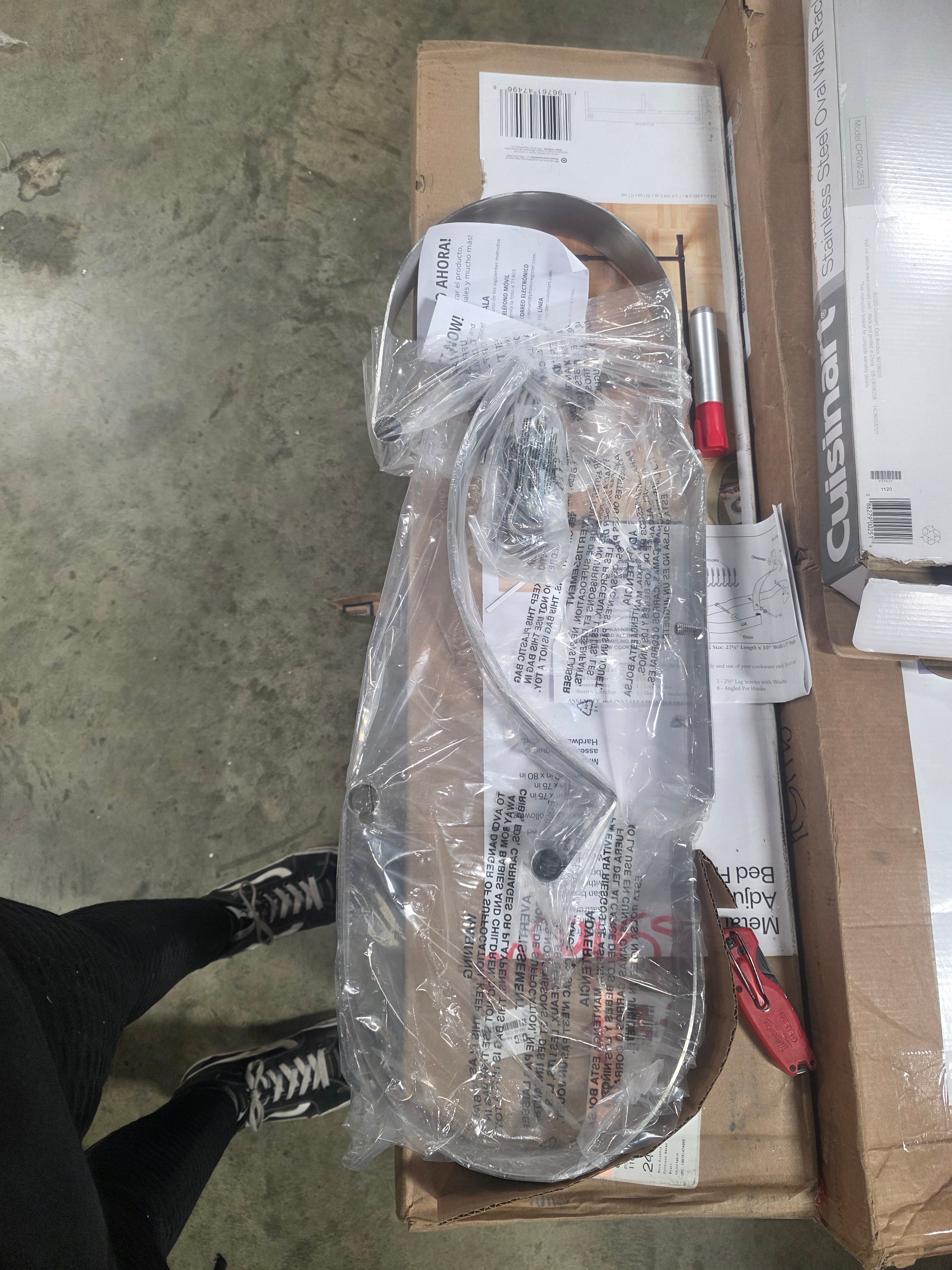 Wall Mounted Pot Rack